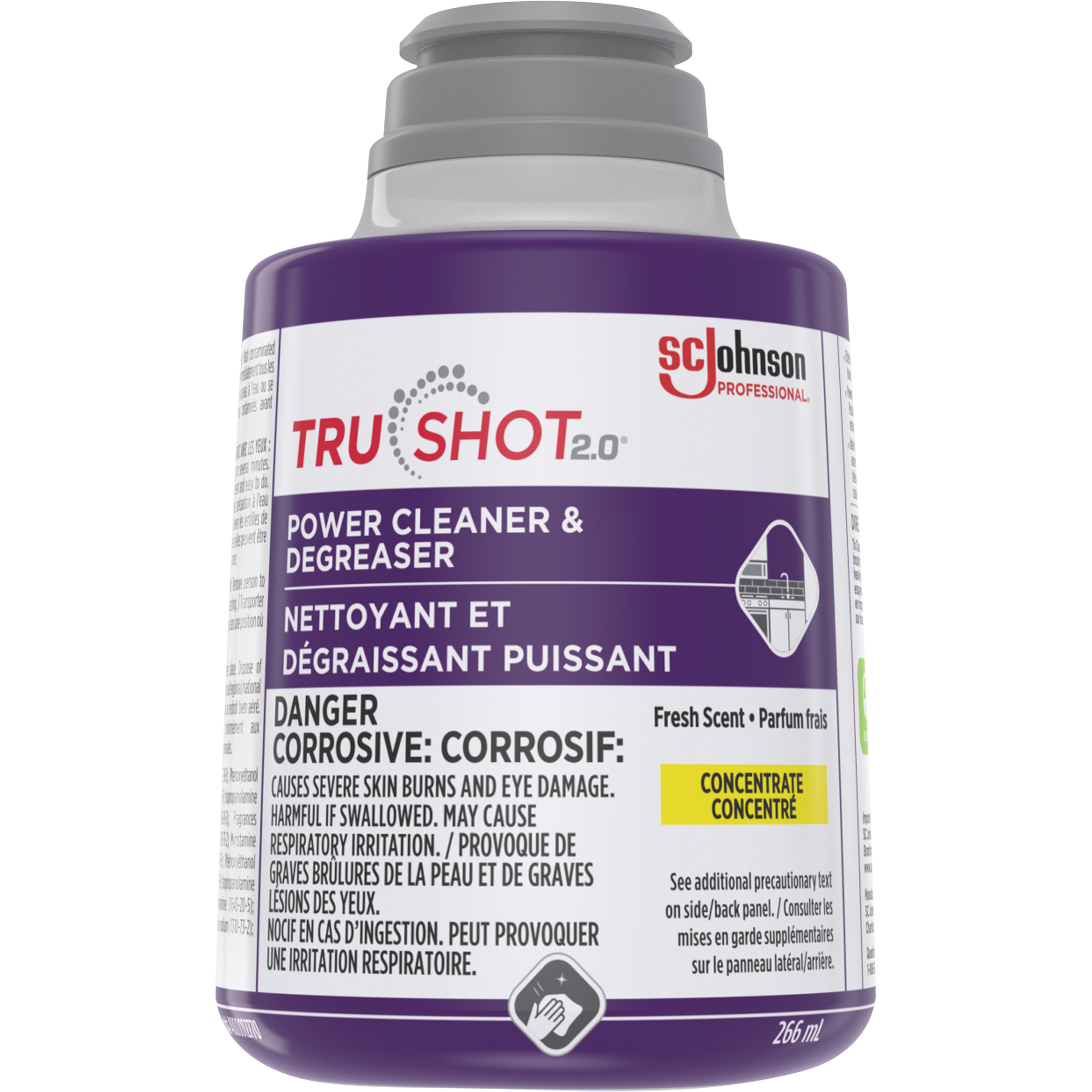 Nettoyant et dégraissant puissant TruShot 2.0MC, 266 ml, Bouteille à gâchette