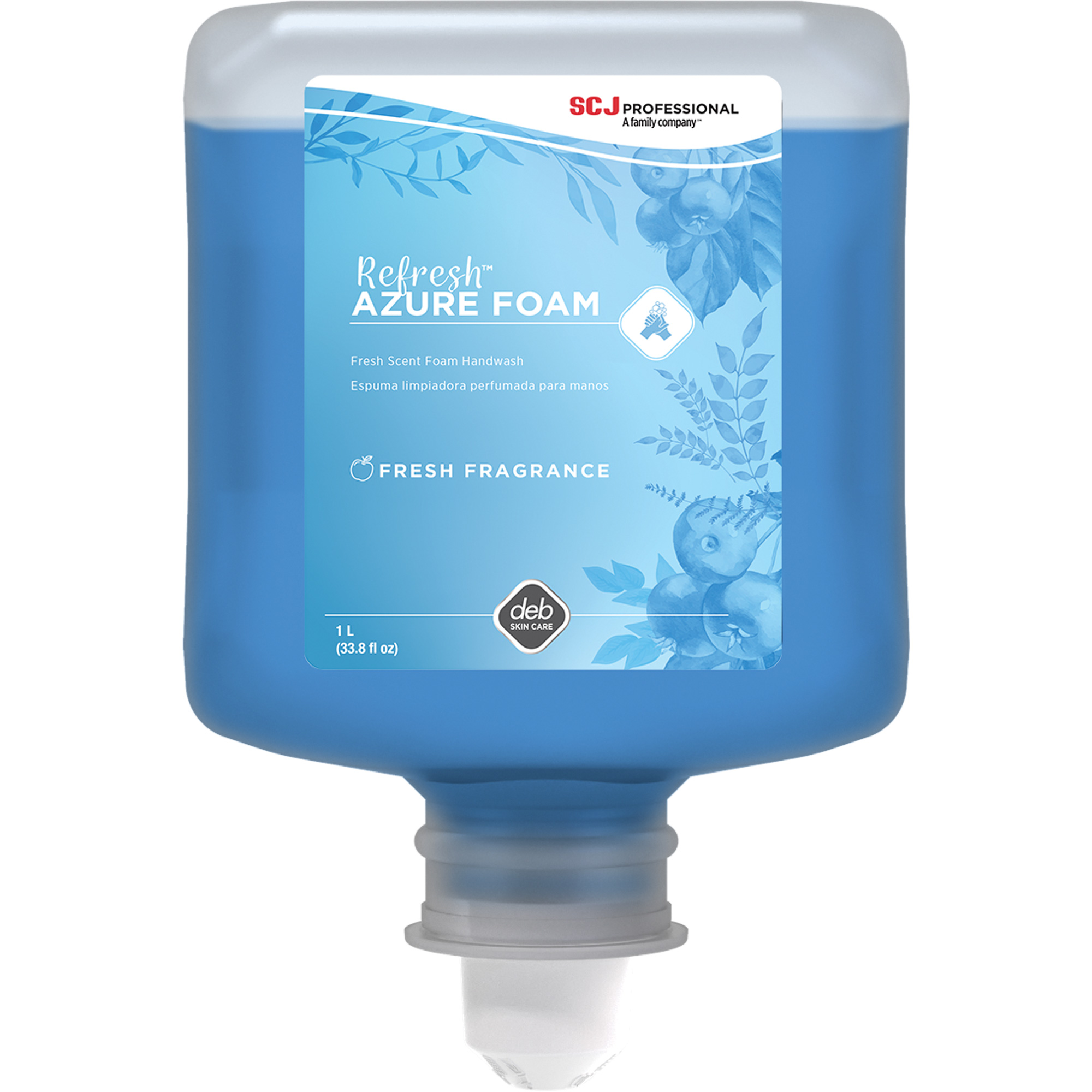 Savon à mains RefreshMC Azure, Mousse, 1 L, Parfumé