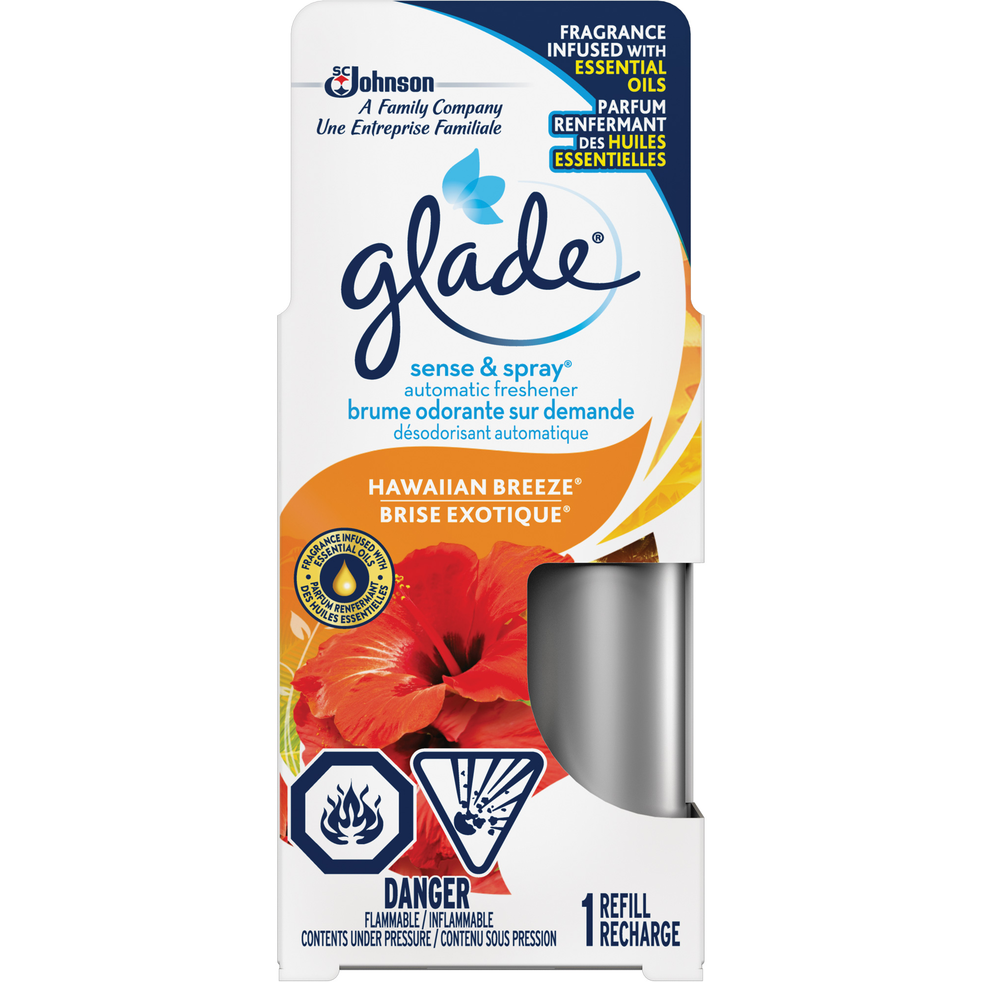 Recharge de désodorisant GladeMD pour Brume odorante sur demande, Brise exotiqueMD, Cartouche
