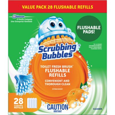 Recharge de tampons pour la brosse pour cuvettes Scrubbing BubblesMD Fresh BrushMD, Recharge