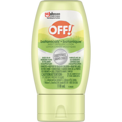 Répulsif à insectes BotanicalsMD Off!MD, Sans DEET, Lotion, 118 g