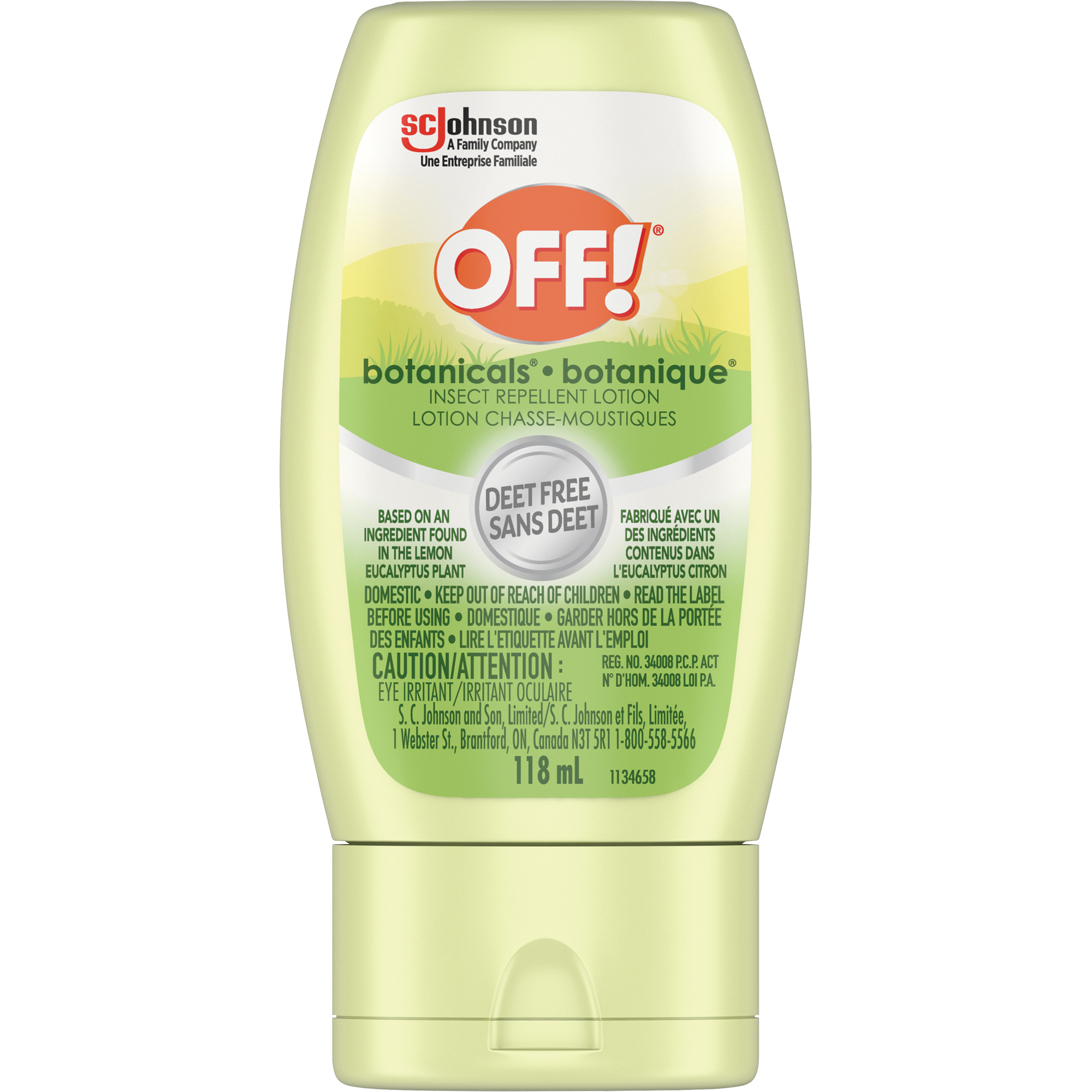 Répulsif à insectes BotanicalsMD Off!MD, Sans DEET, Lotion, 118 g