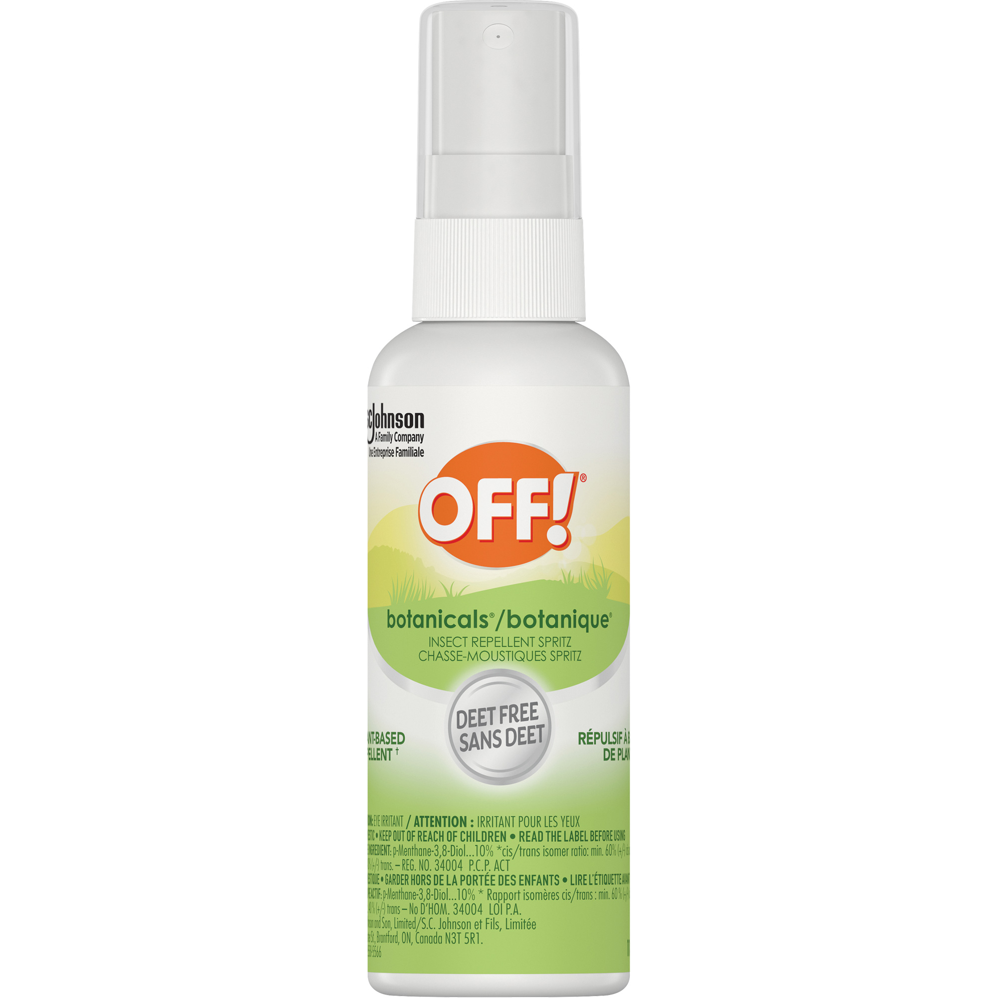 Répulsif à insectes BotanicalsMD Off!MD, Sans DEET, Vaporisateur, 118 ml