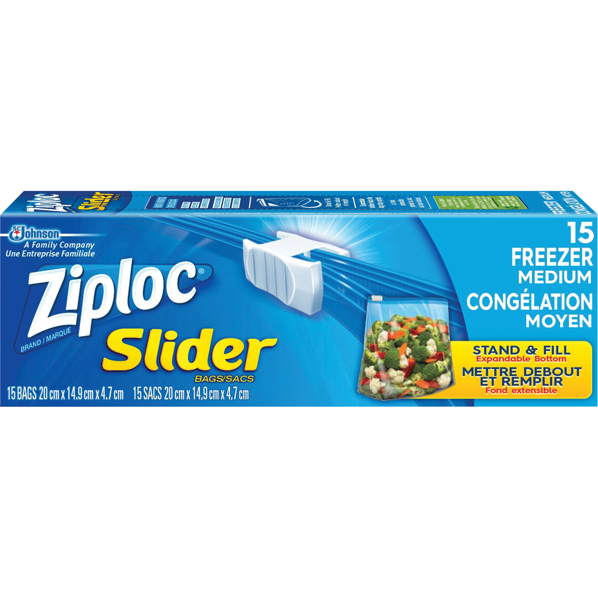 Sacs de congélation à glissière ZiplocMD