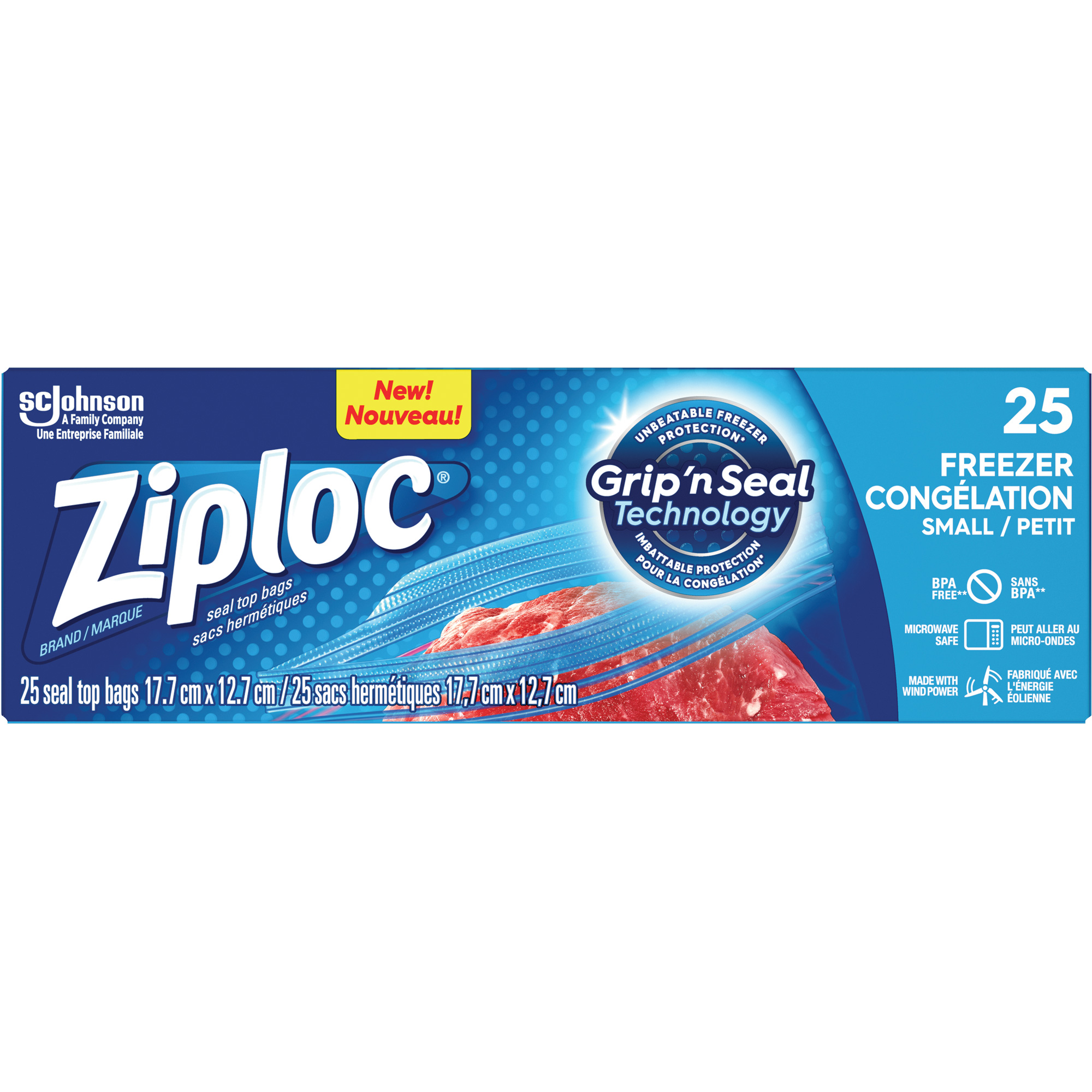 Sacs de congélation ZiplocMD