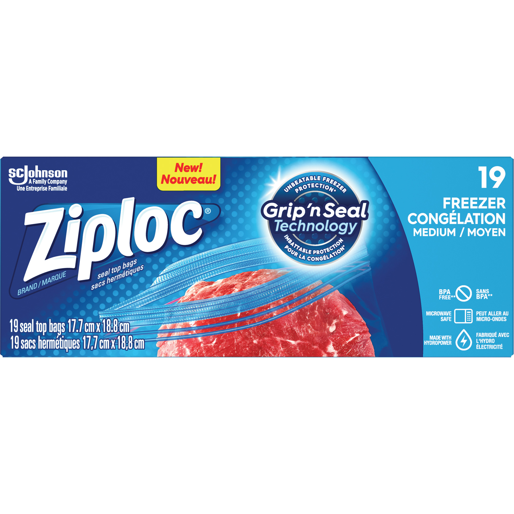 Sacs de congélation ZiplocMD
