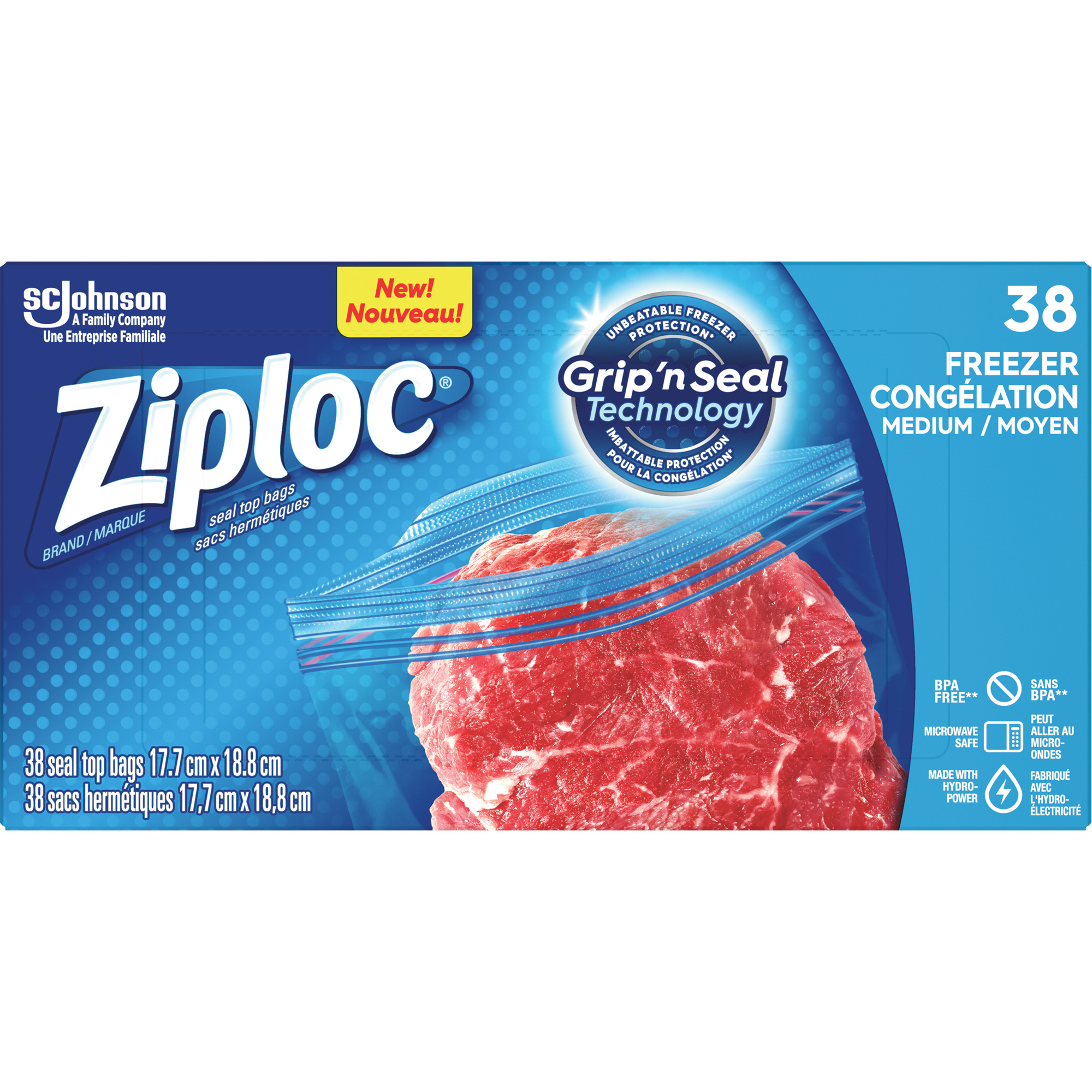 Sacs de congélation ZiplocMD