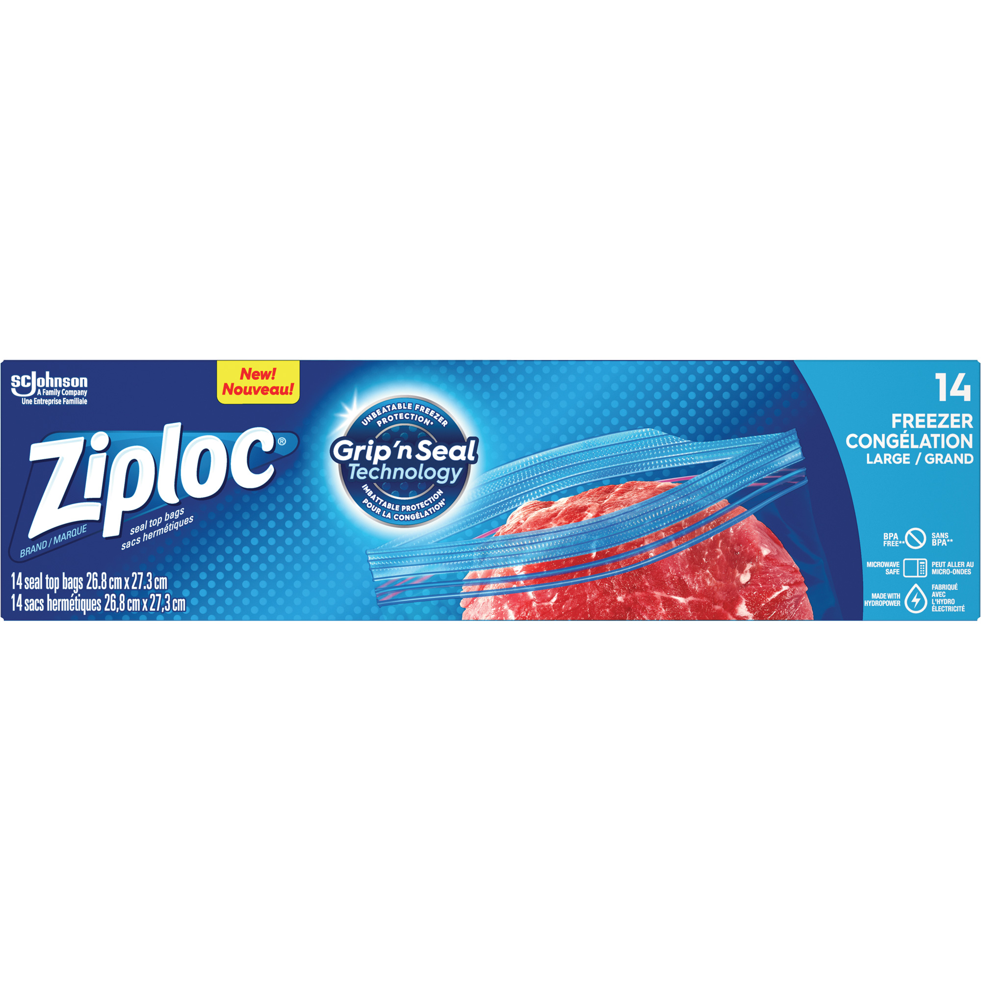 Sacs de congélation ZiplocMD