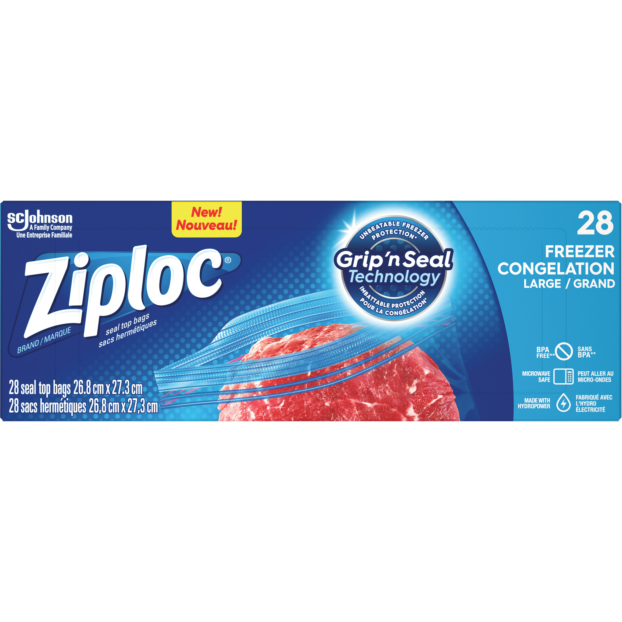 Sacs de congélation ZiplocMD