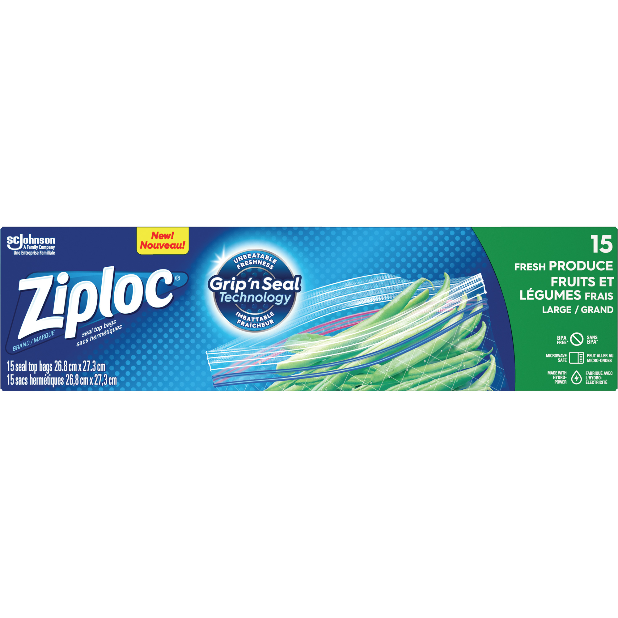 Sacs pour fruits et légumes ZiplocMD