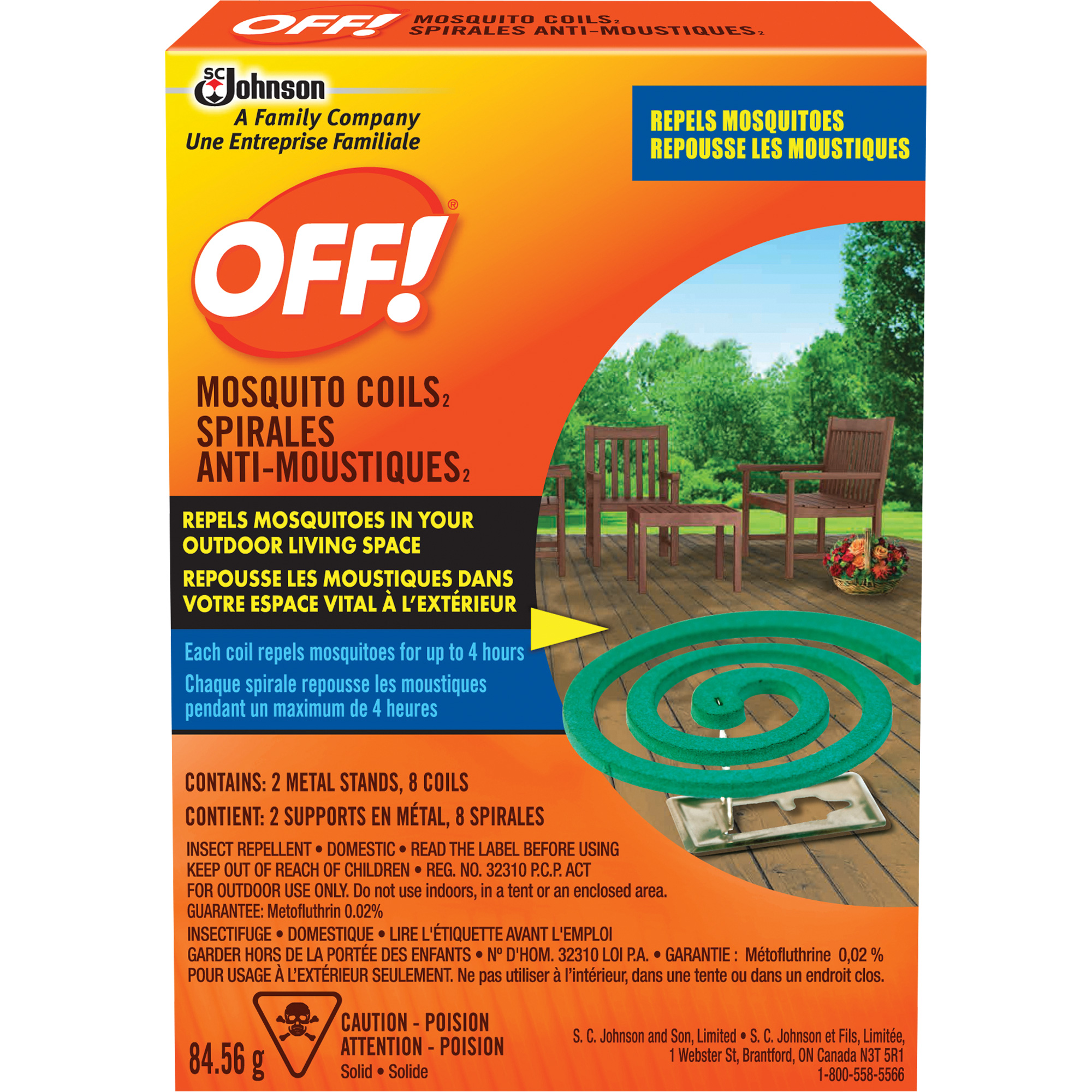 Spirales antimoustiques Off!, Sans DEET, Spirale,
