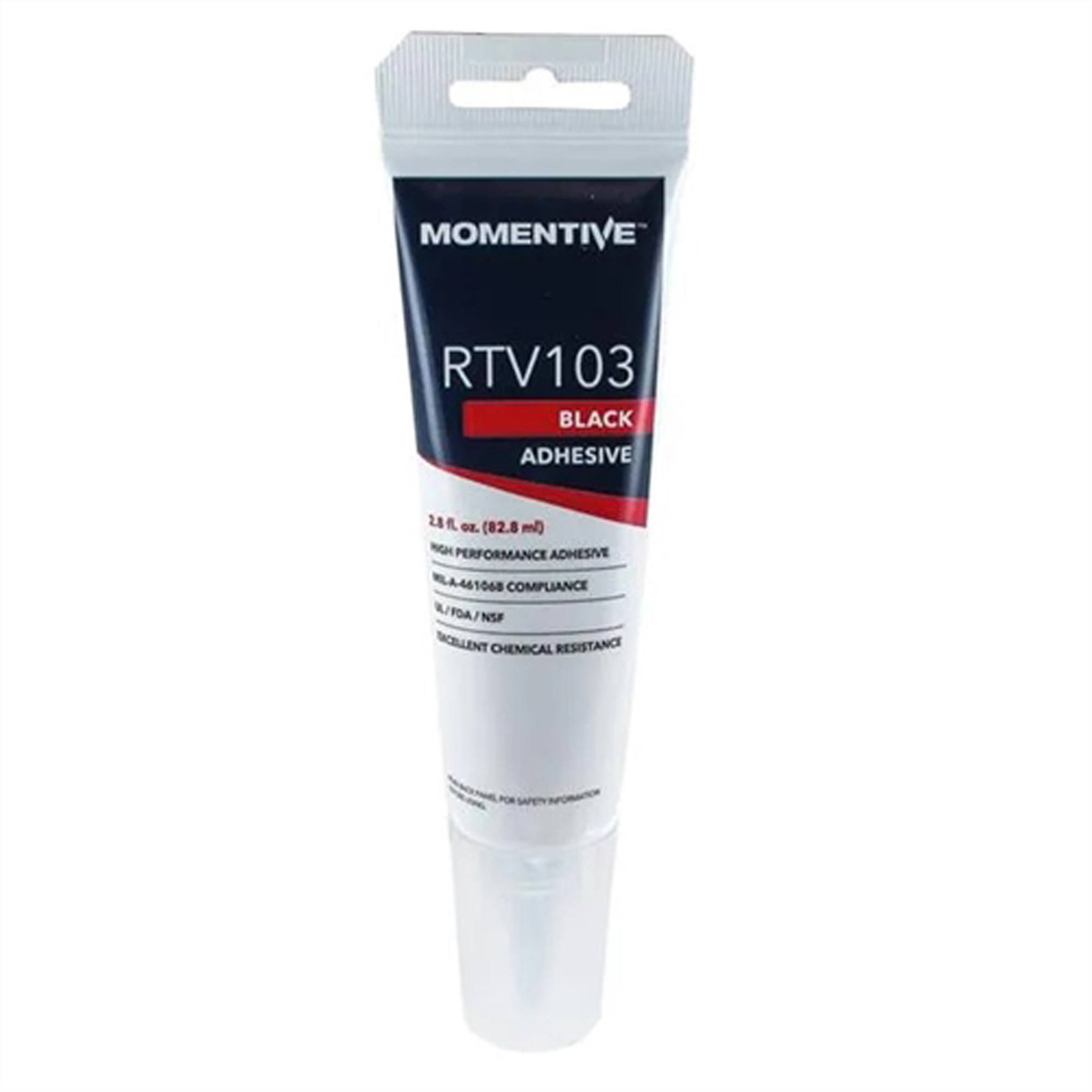 Scellant en silicone MomentiveMC, Tube, Noir