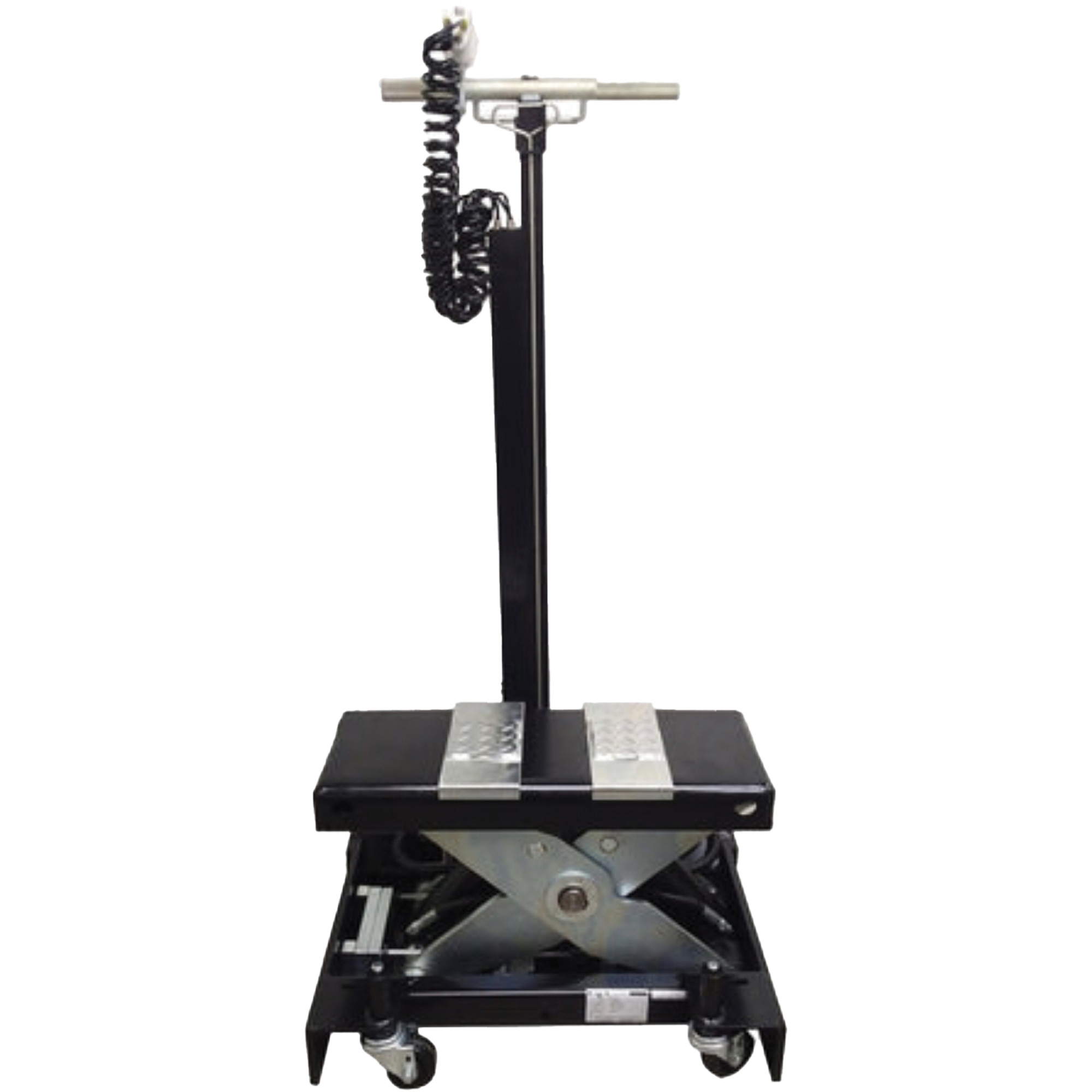 Cric de service de plancher à profil bas, 12 tonne(s) Capacité, 7-1/2" Abaissée, 15" Élevée, Air comprimé/hydraulique