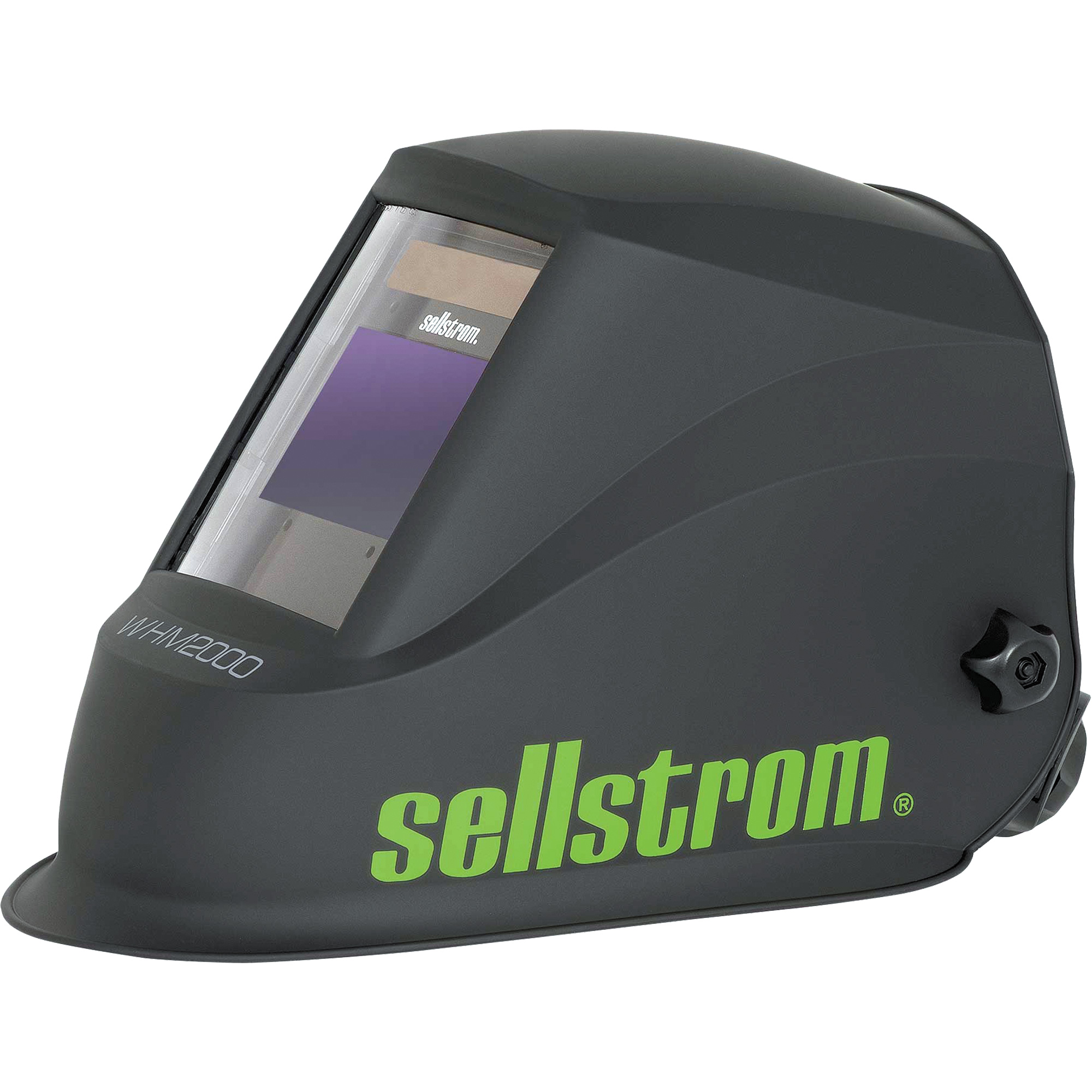 WHM2000 Casque de soudage ADF de la série Advantage Plus, 3,94" lo x 2,36" la Champ de vision, Noir/Vert