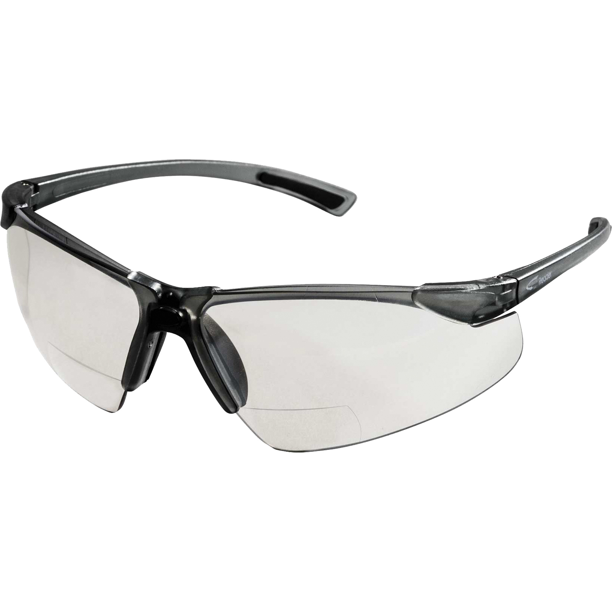 XM340RX Lunettes de sécurité avec grossissement 2X, Lentille Transparent, Anti-égratignures, ANSI Z87+/Répond ou surpasse la norme CSA Z94.3