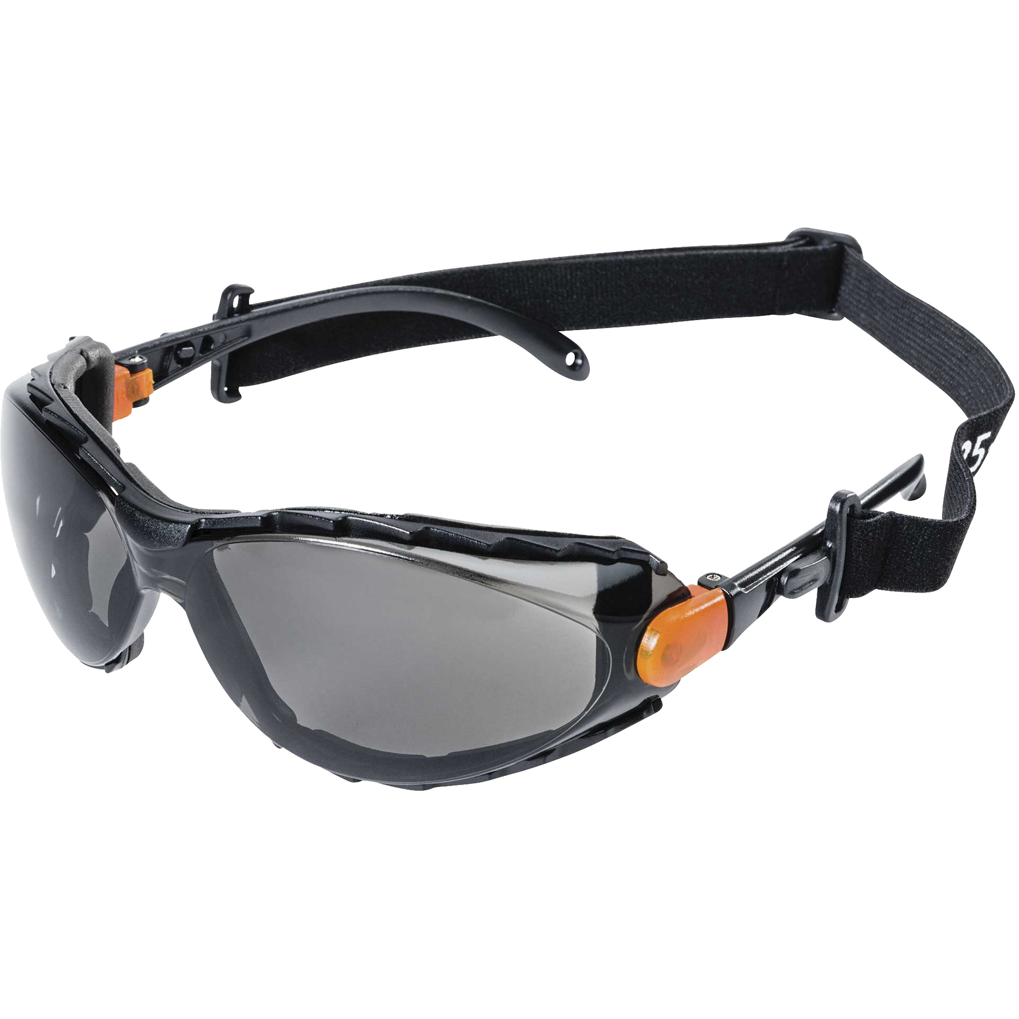 XPS502 Lunettes de sécurité étanches, Lentille Fumée, Antibuée/Anti-égratignures