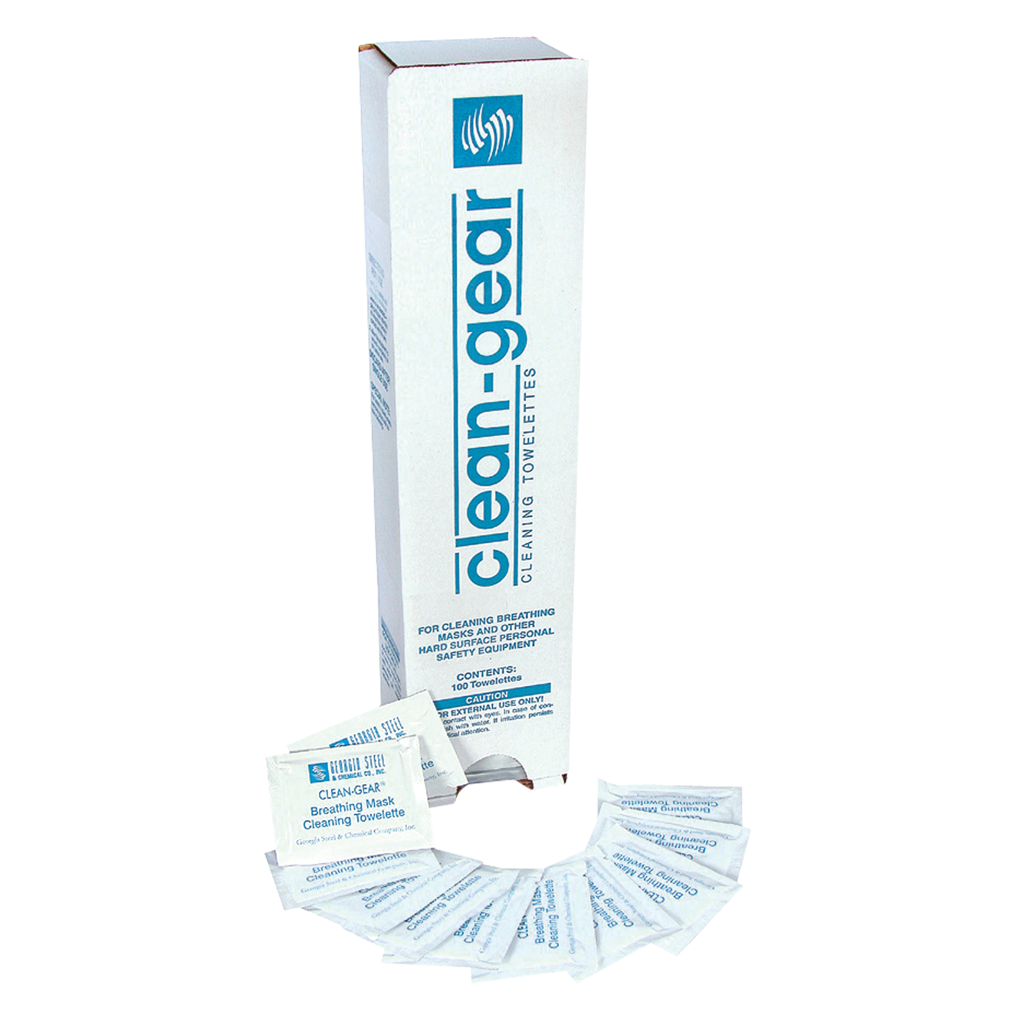 Serviettes nettoyantes pour respirateur, 8" x 5", 100 lingettes