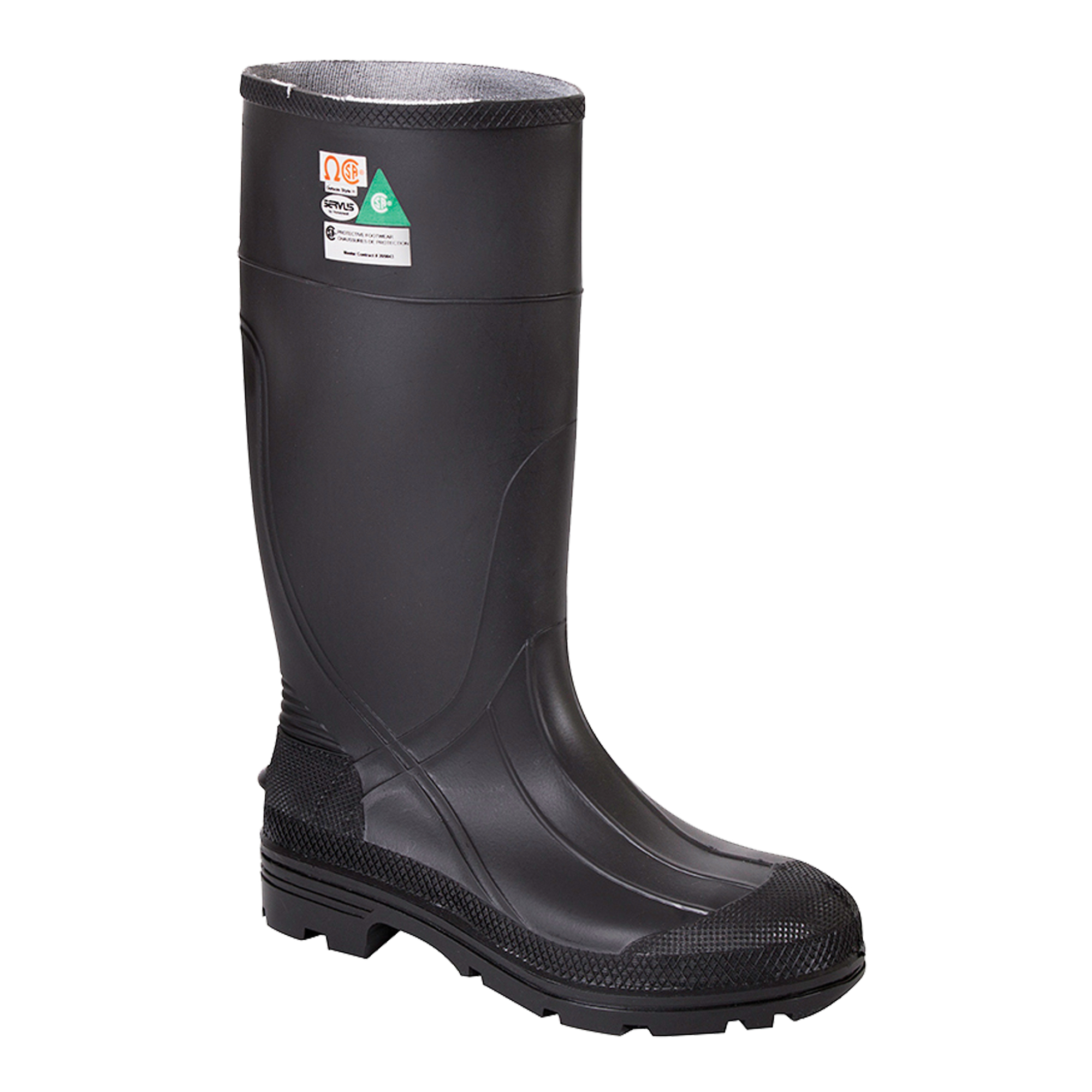 Bottes de sécurité PRMMC II, PVC, Embout Acier, Pointure 12, Semelle Résistant aux perforations