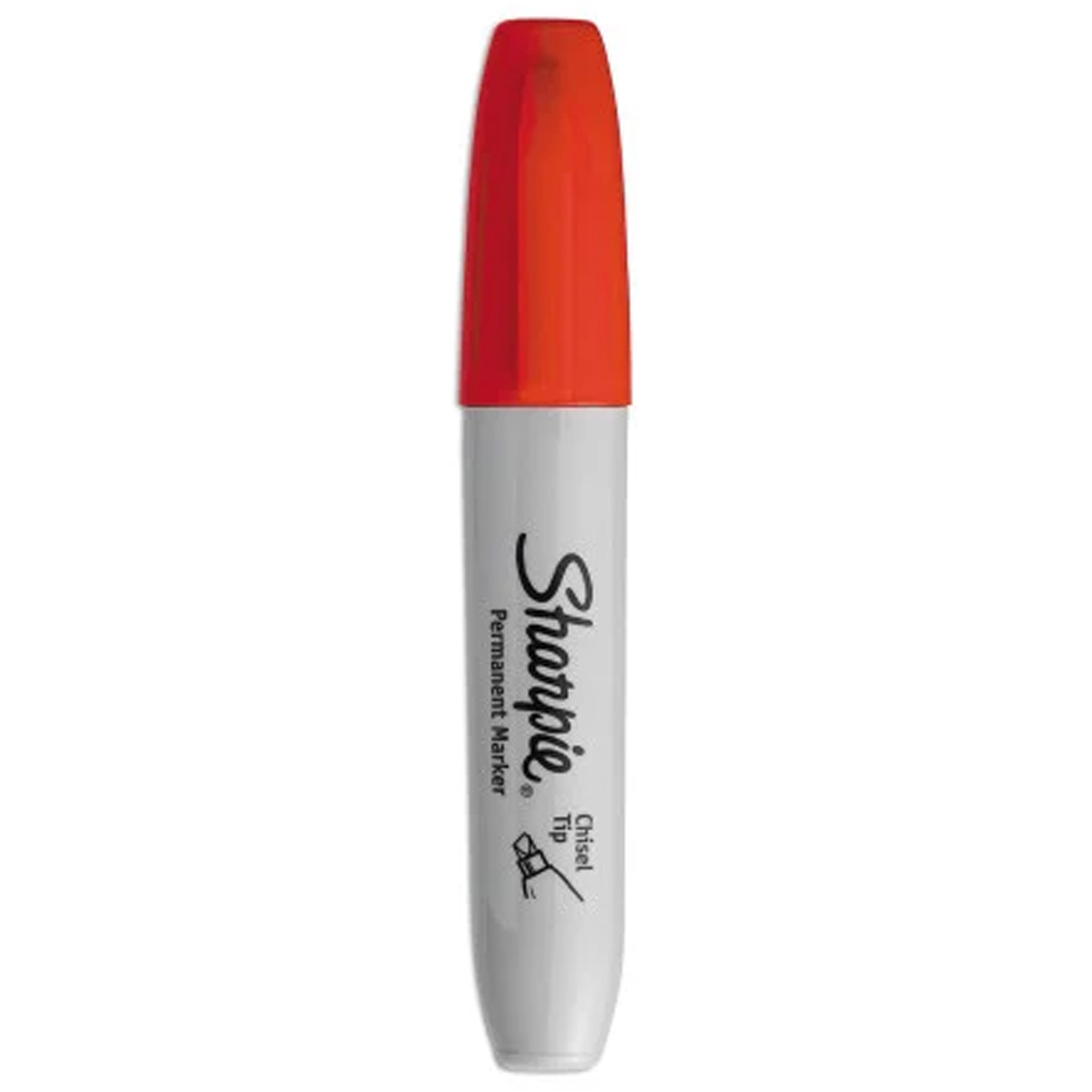 Marqueur permanent, Ciseau, Rouge