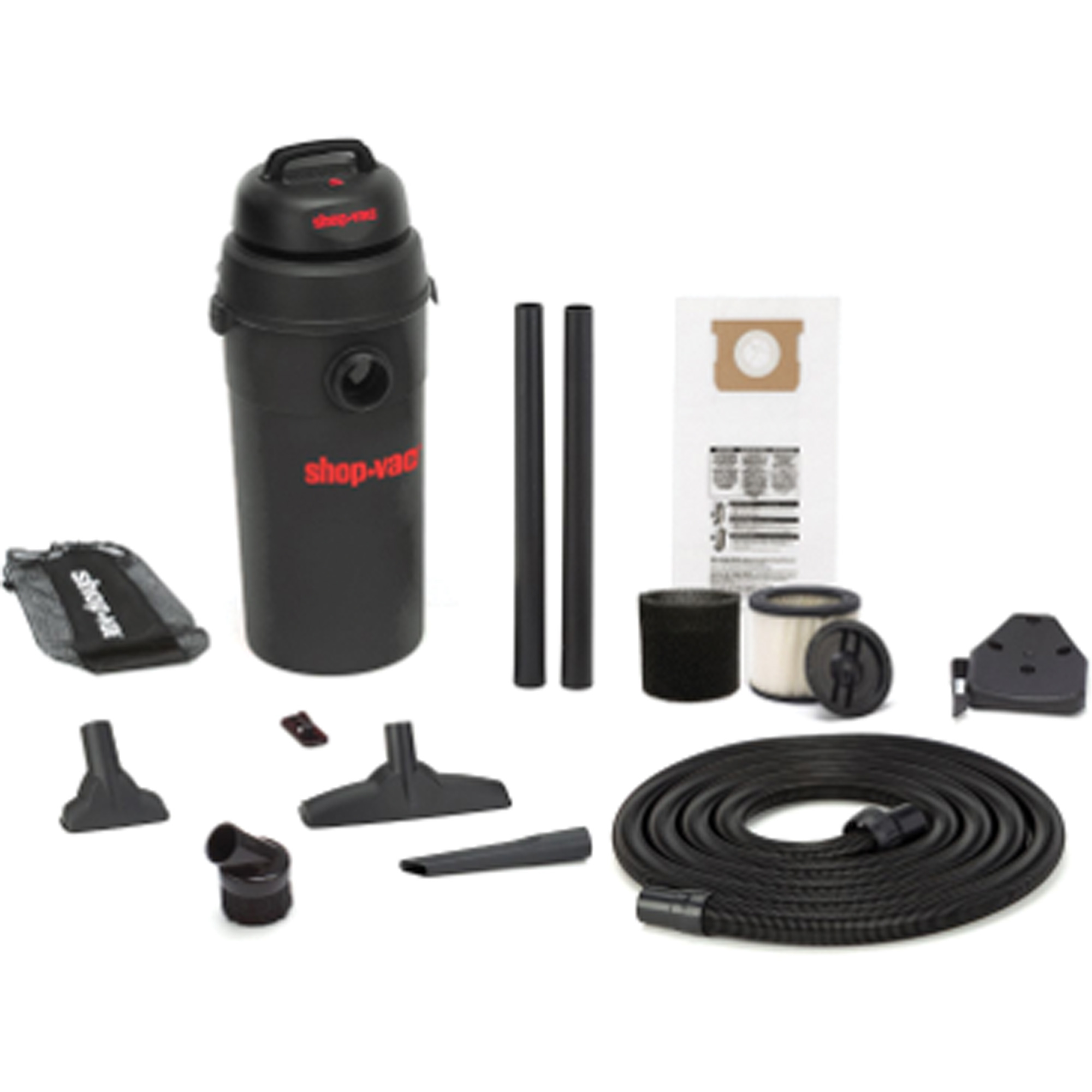 Aspirateur humide/secf suspendu 5,5 PHP, Secs-humides, 5,5 CV, 5 gal. US (18,9 litres)