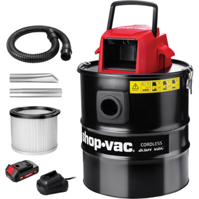 Aspirateur sans fil pour cendres, 20 V, Capacité 5 gal.