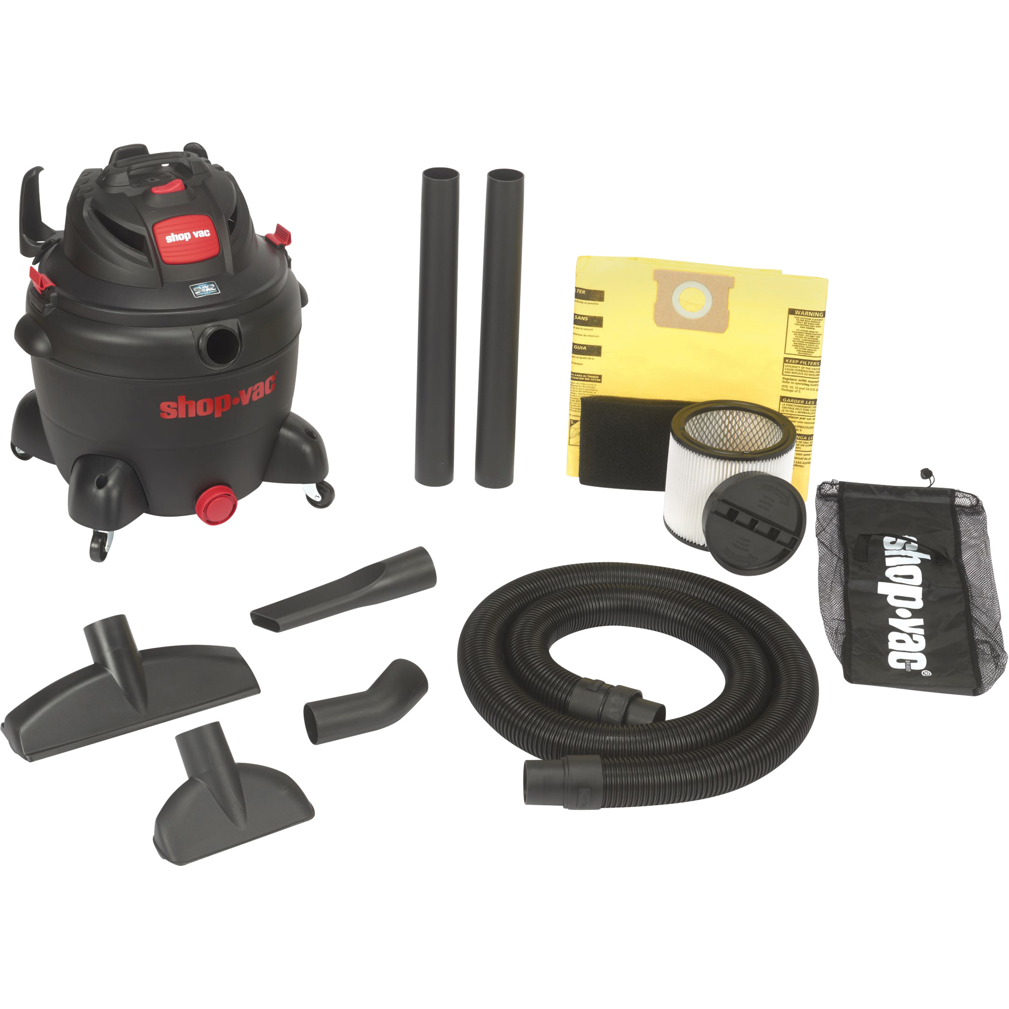 Aspirateur utilitaire pour atelier SVX2, Secs-humides, 6,5 CV, 16 gal. US (60,6 litres)