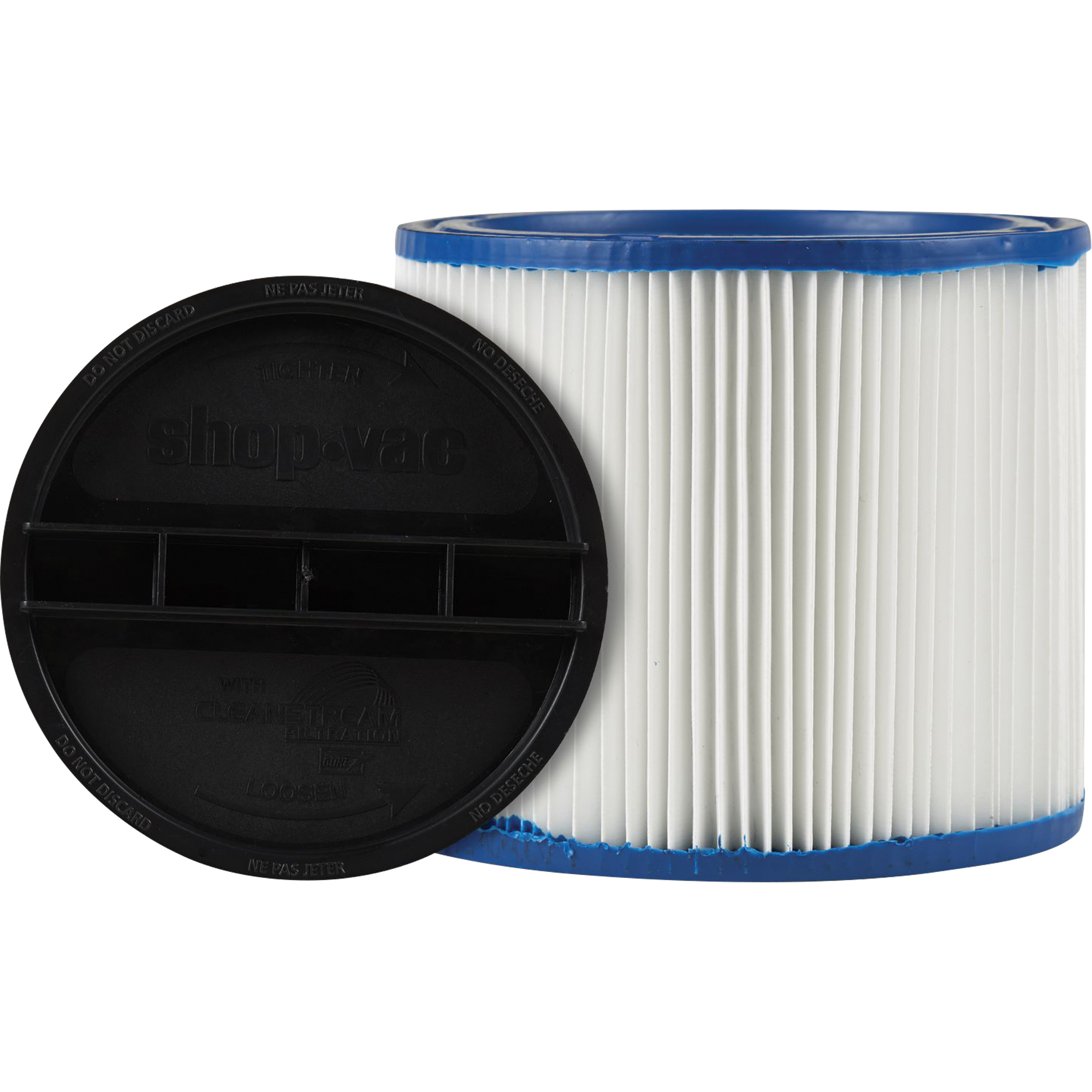 Filtre pour aspirateur pour débris secs/humides CleanStreamMD GoreMD, Cartouche/Hepa, Pour 5 gal. US