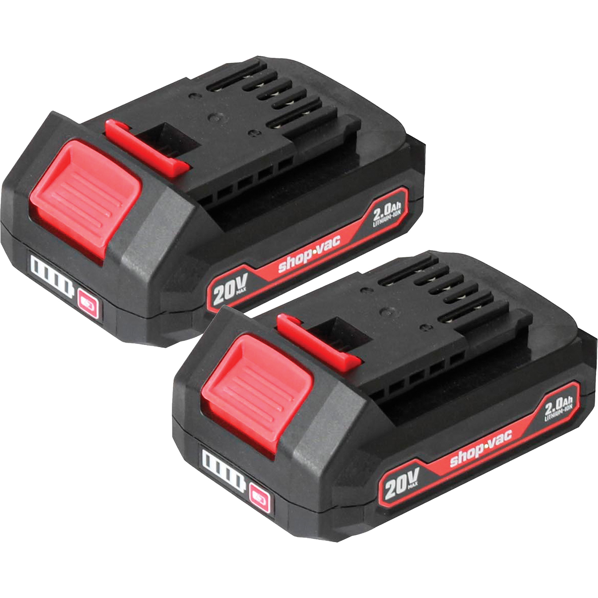 Piles au lithium 2.0Ah- Paquet de 2, 20 V