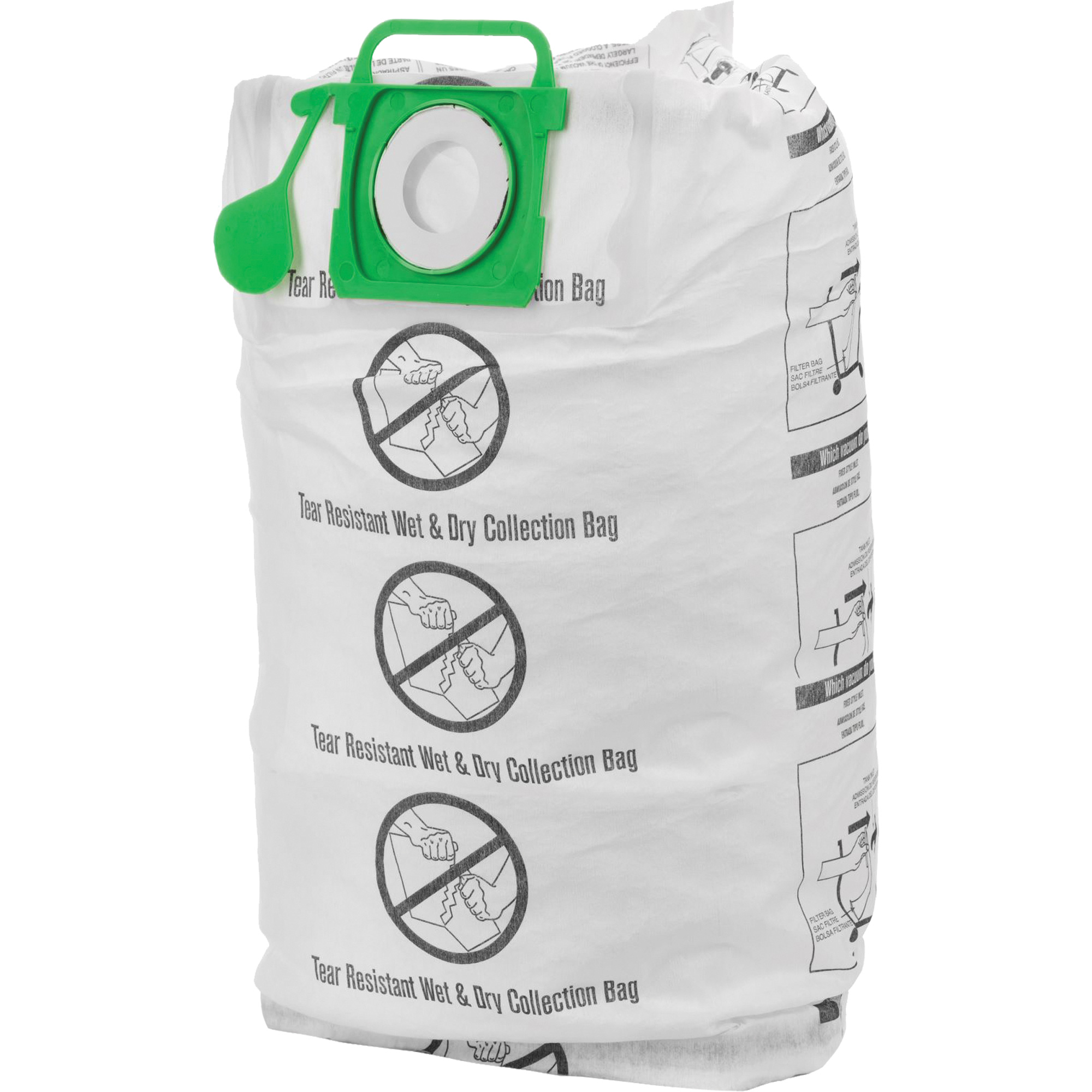 Sacs d’aspirateur résistants à la déchirure pour les déchets humides et secs, 12 - 20 gal. US