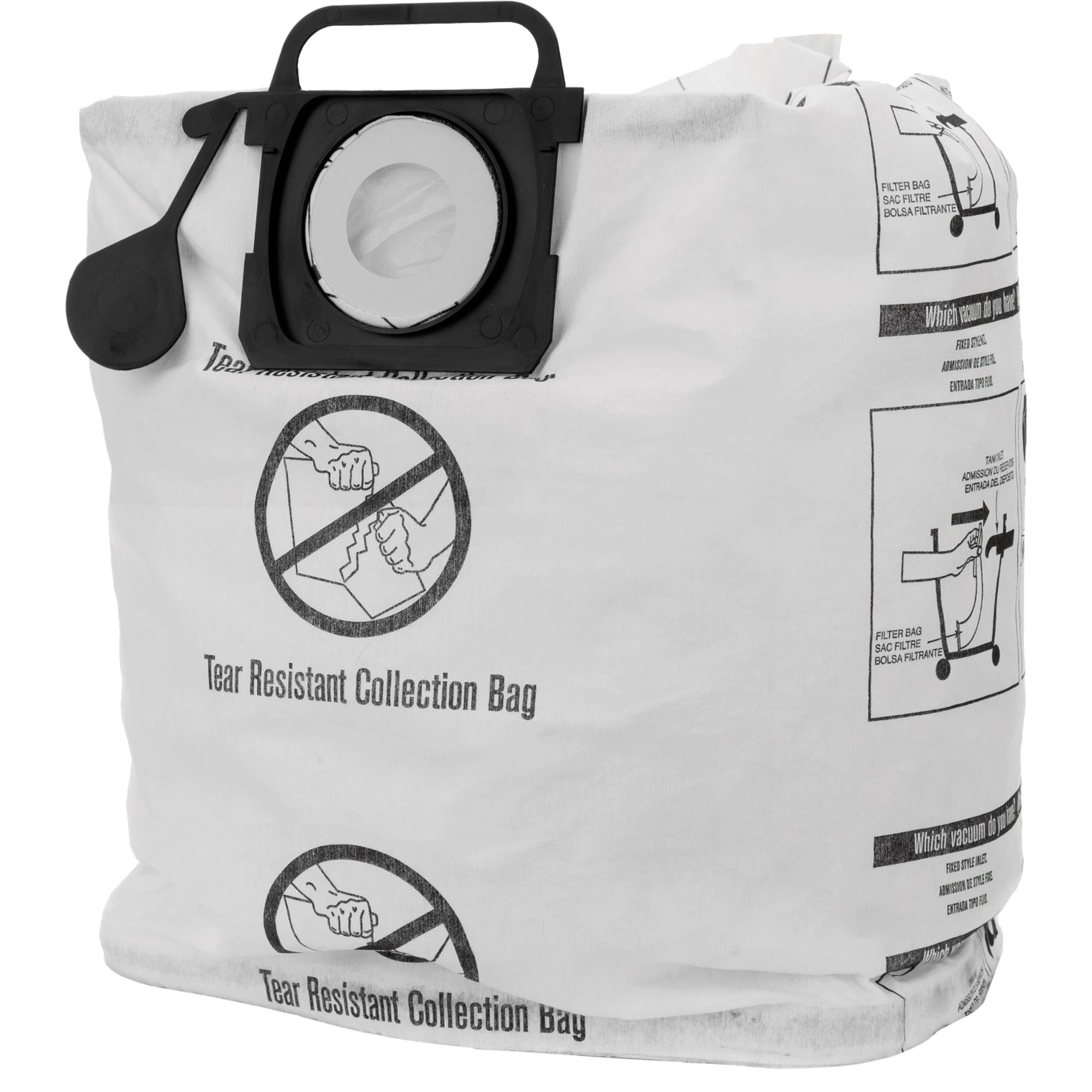 Sacs pour aspirateur résistant à la déchirure pour la collecte de débris secs, 5 - 10 gal. US