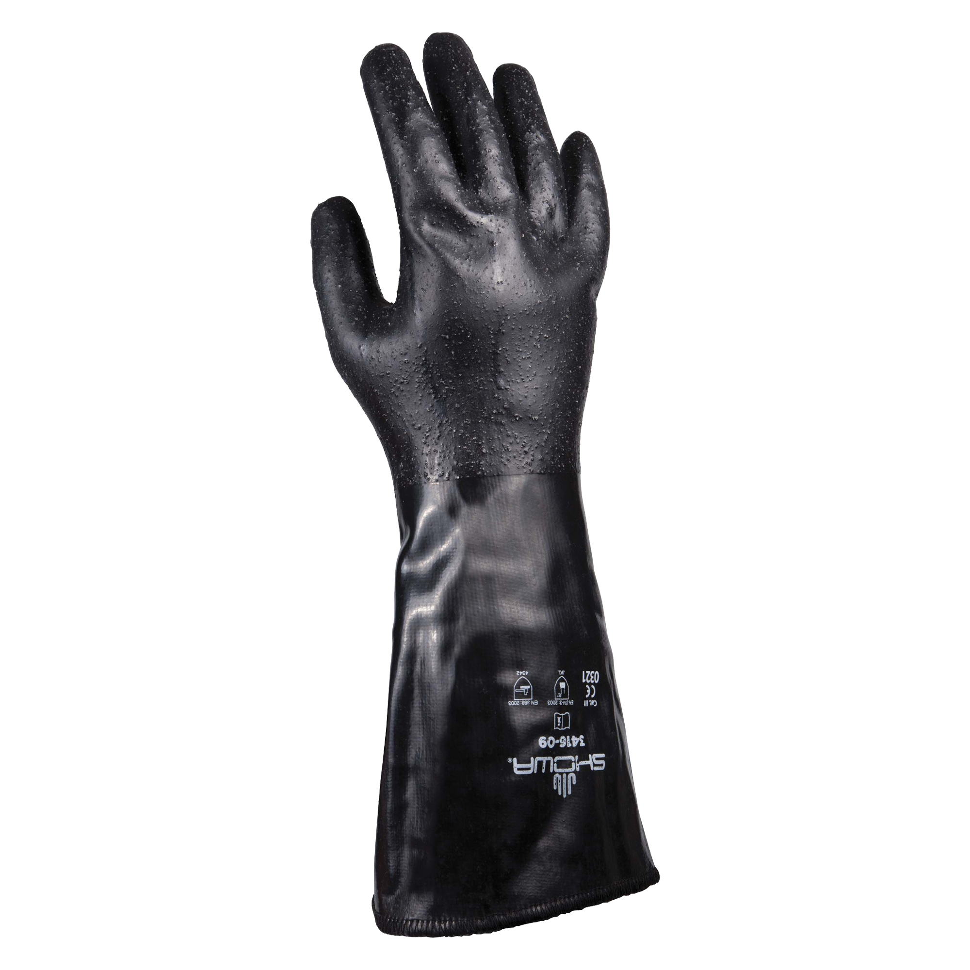 Gants 3416, Taille Grand, Calibre 13, Revêtement Mousse de néoprène, Enveloppe en PEHP, EN 388 niveau 5