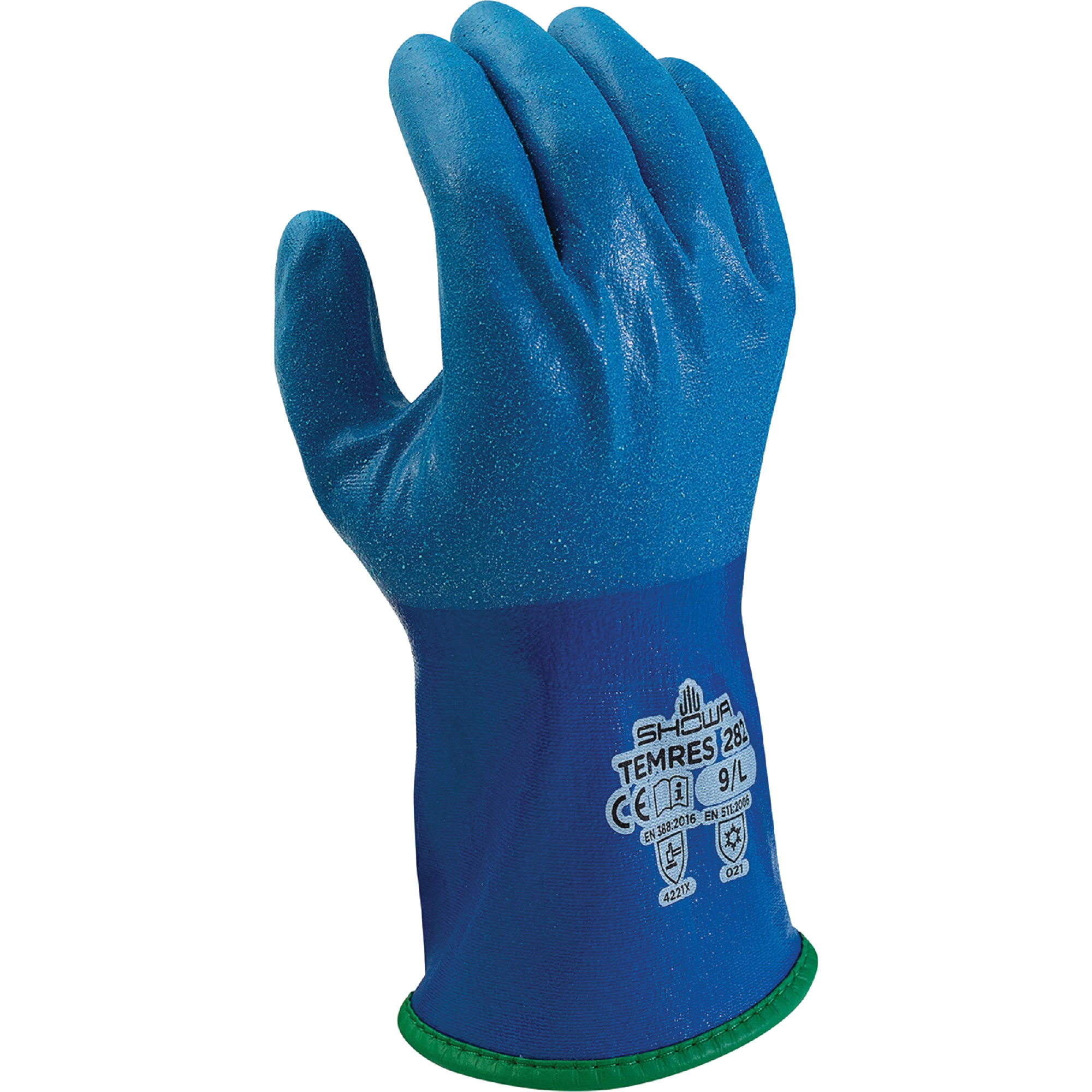 Gants AtlasMD TemRes, 10/T-Grand, Rêvetement Polyuréthane, Enveloppe en Acrylique