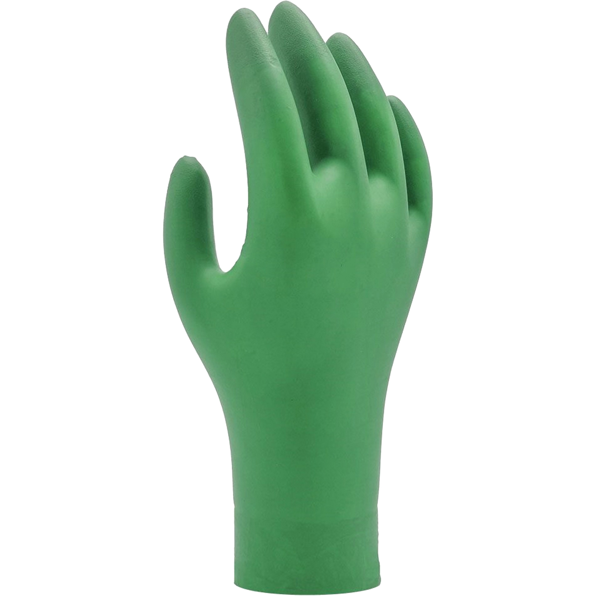 Gants biodégradables 6110PF, Moyen, Nitrile, 4 mils, Sans poudre, Vert