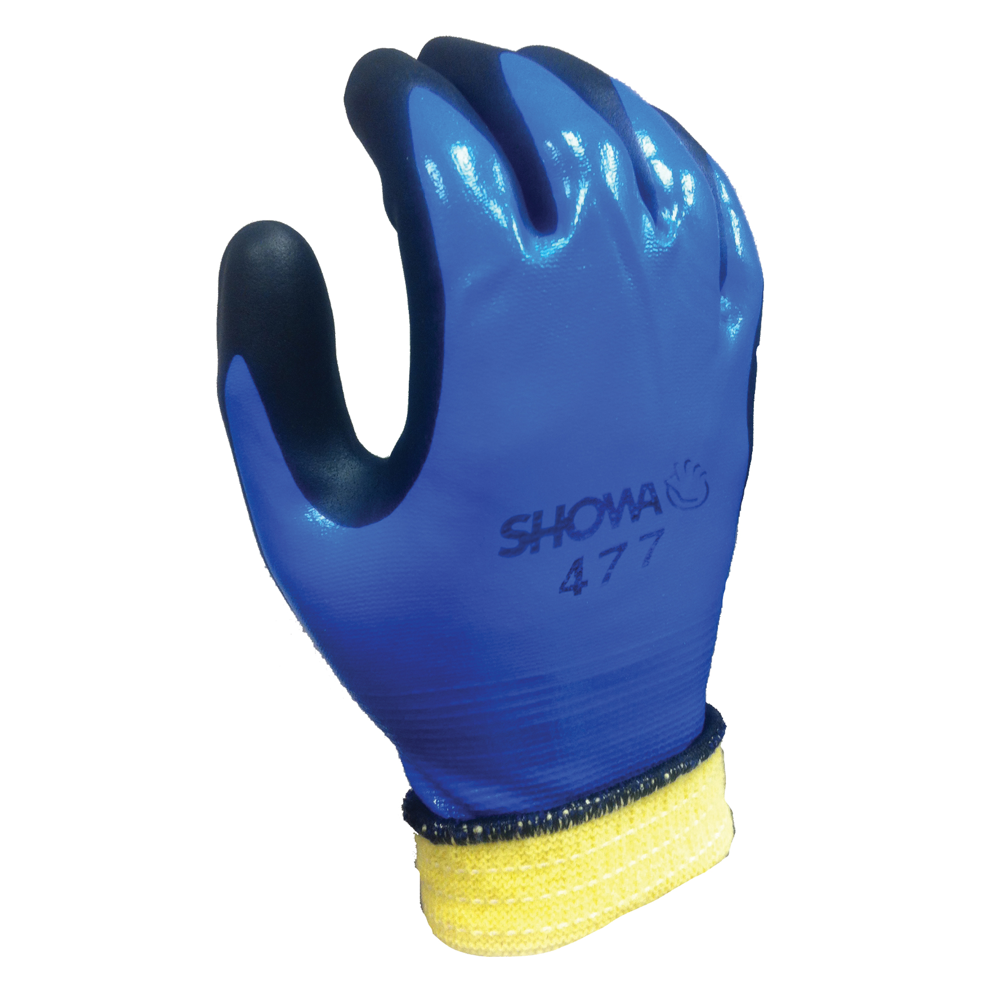 Gants enduits de nitrile, Grand, Rêvetement Mousse de nitrile, Calibre 12, Enveloppe en Nylon