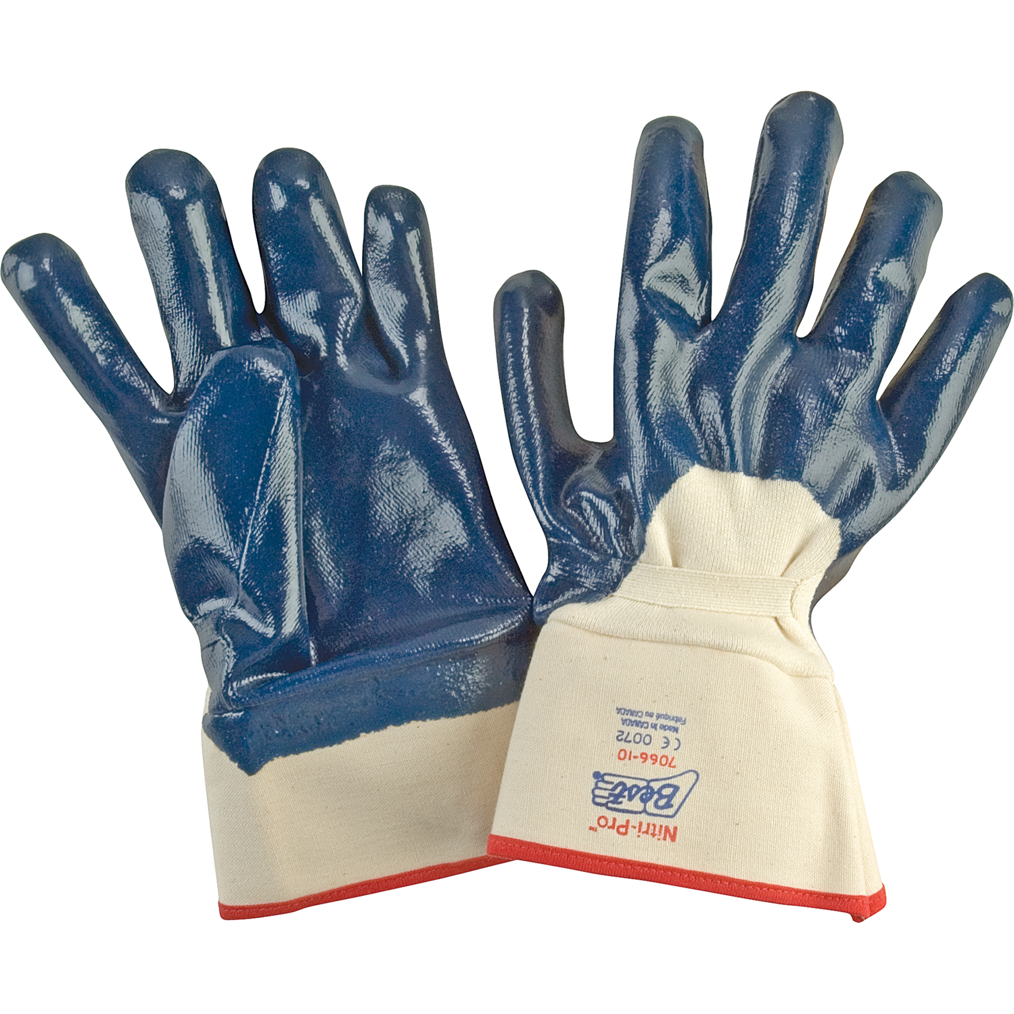 Gants Nitri-ProMD, 10/T-Grand, Rêvetement Nitrile, Enveloppe en Jersey/Coton