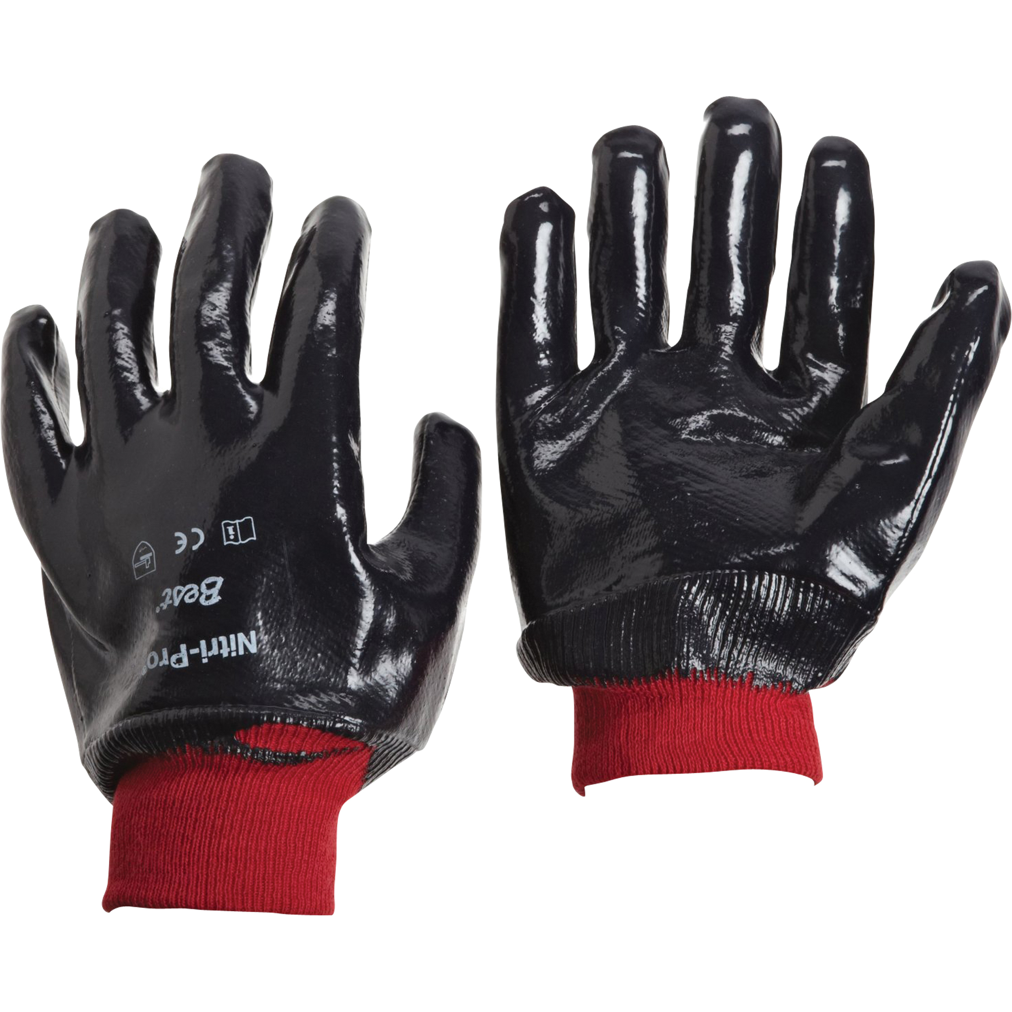 Gants Nitri-ProMD, 9/Grand, Rêvetement Nitrile, Enveloppe en Jersey/Coton