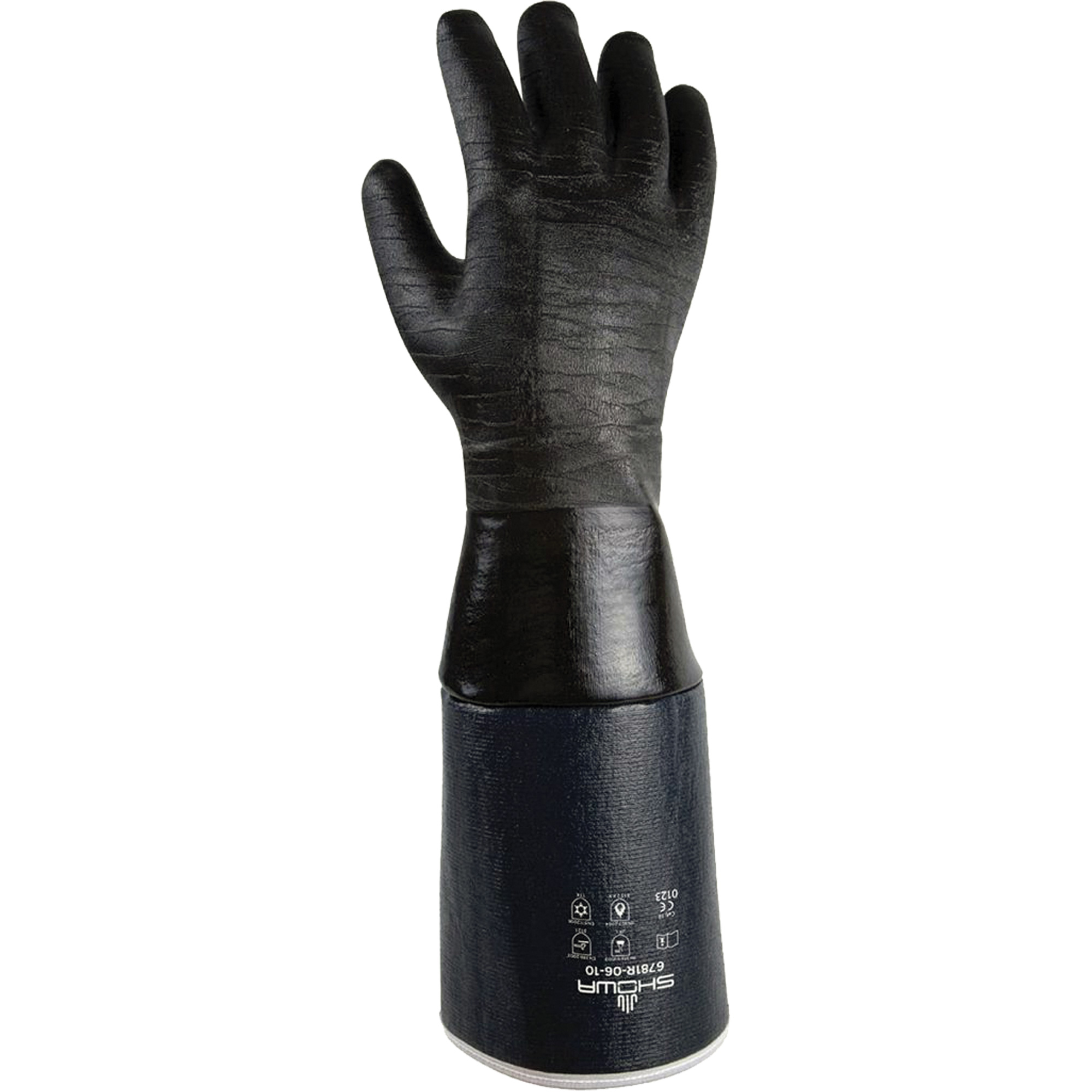 Gants résistants à la chaleur 6781R-06-10, Coton/Néoprène, 10/Grand, Protège jusqu'à 500° F (260° C)
