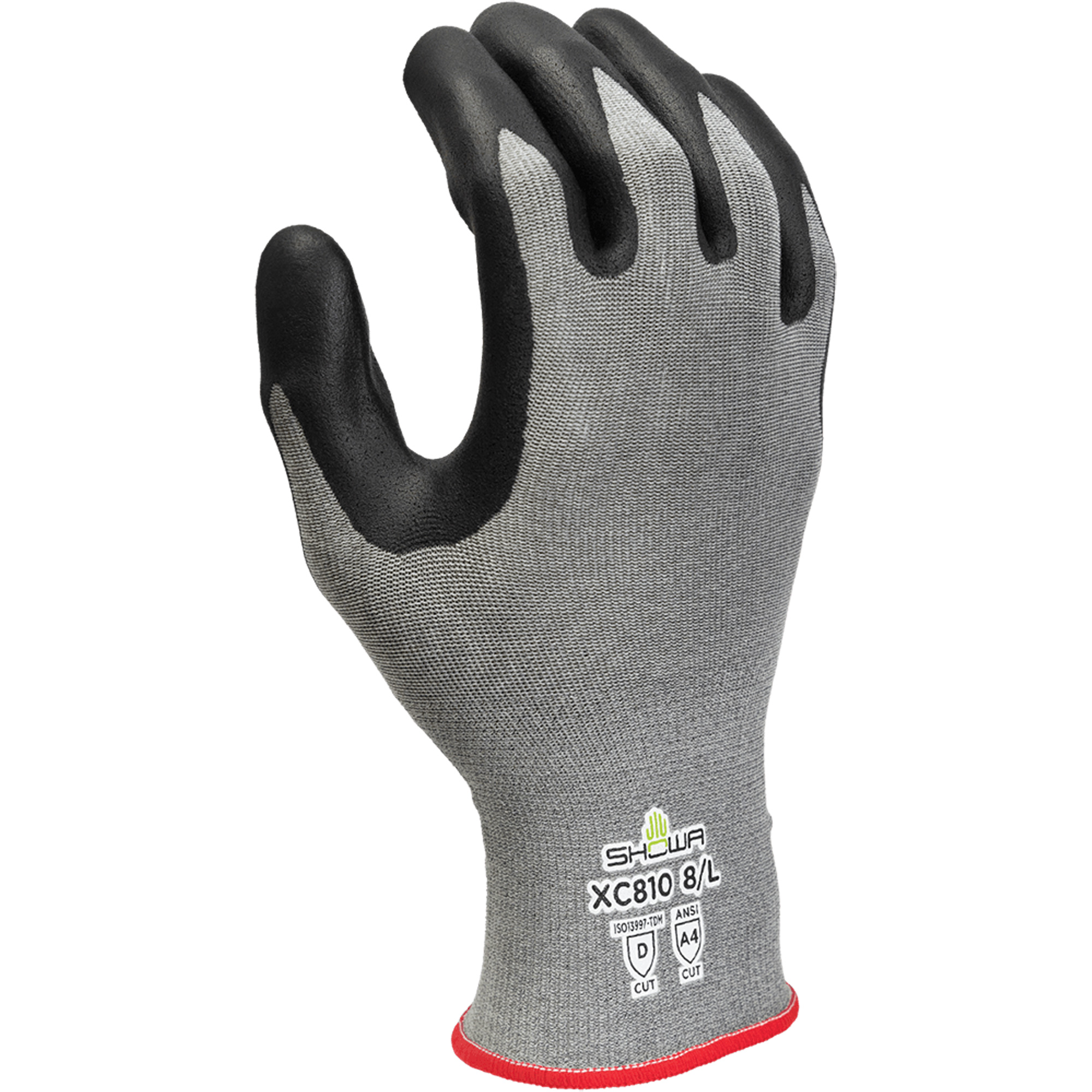 Gants résistants à la coupe XC810, Taille 2T-Grand/10, Calibre 18, Revêtement Nitrile, Enveloppe en PEHP, ASTM ANSI niveau A4/EN 388 niveau D
