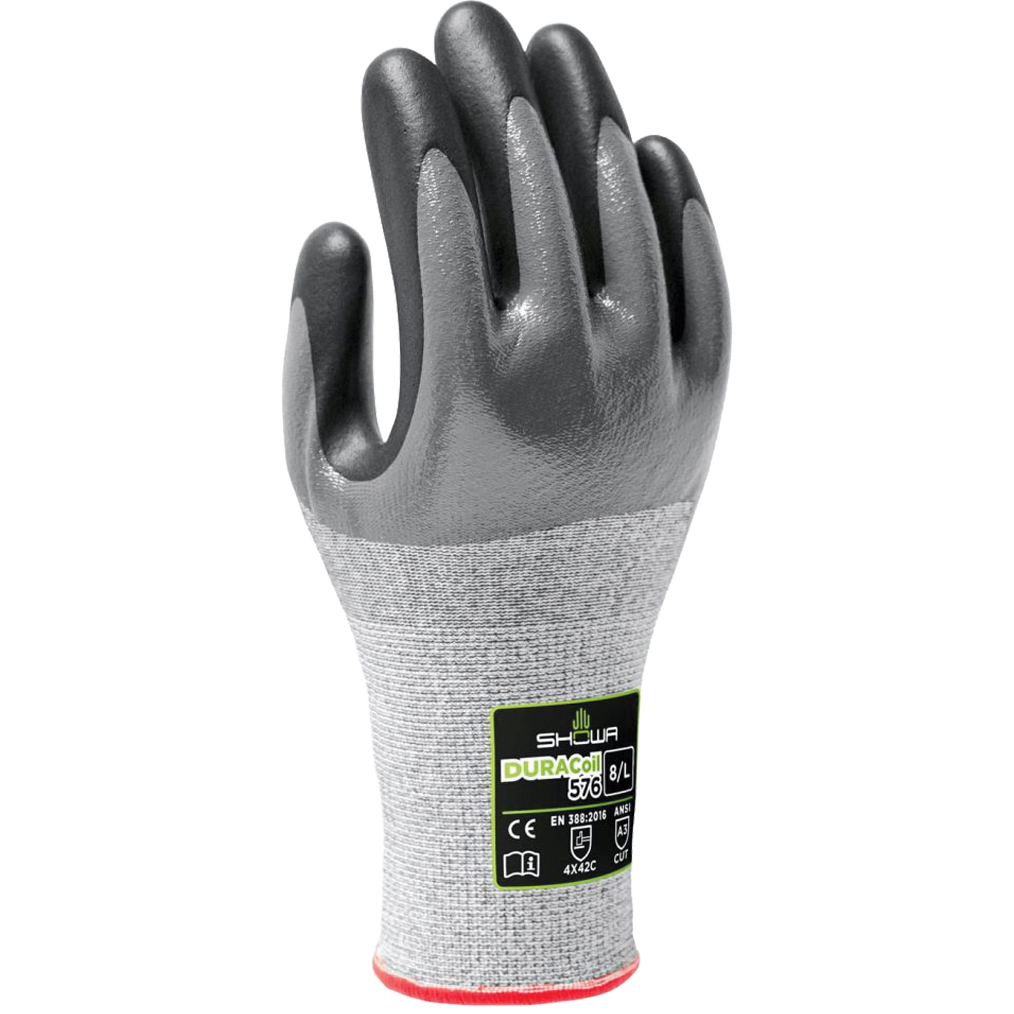 Gants résistants aux coupures 576, Taille 6/Petit, Calibre 13, Revêtement Mousse de nitrile, Enveloppe en PEHP, ANSI/ISEA 105 niveau 3/EN 388 niveau C