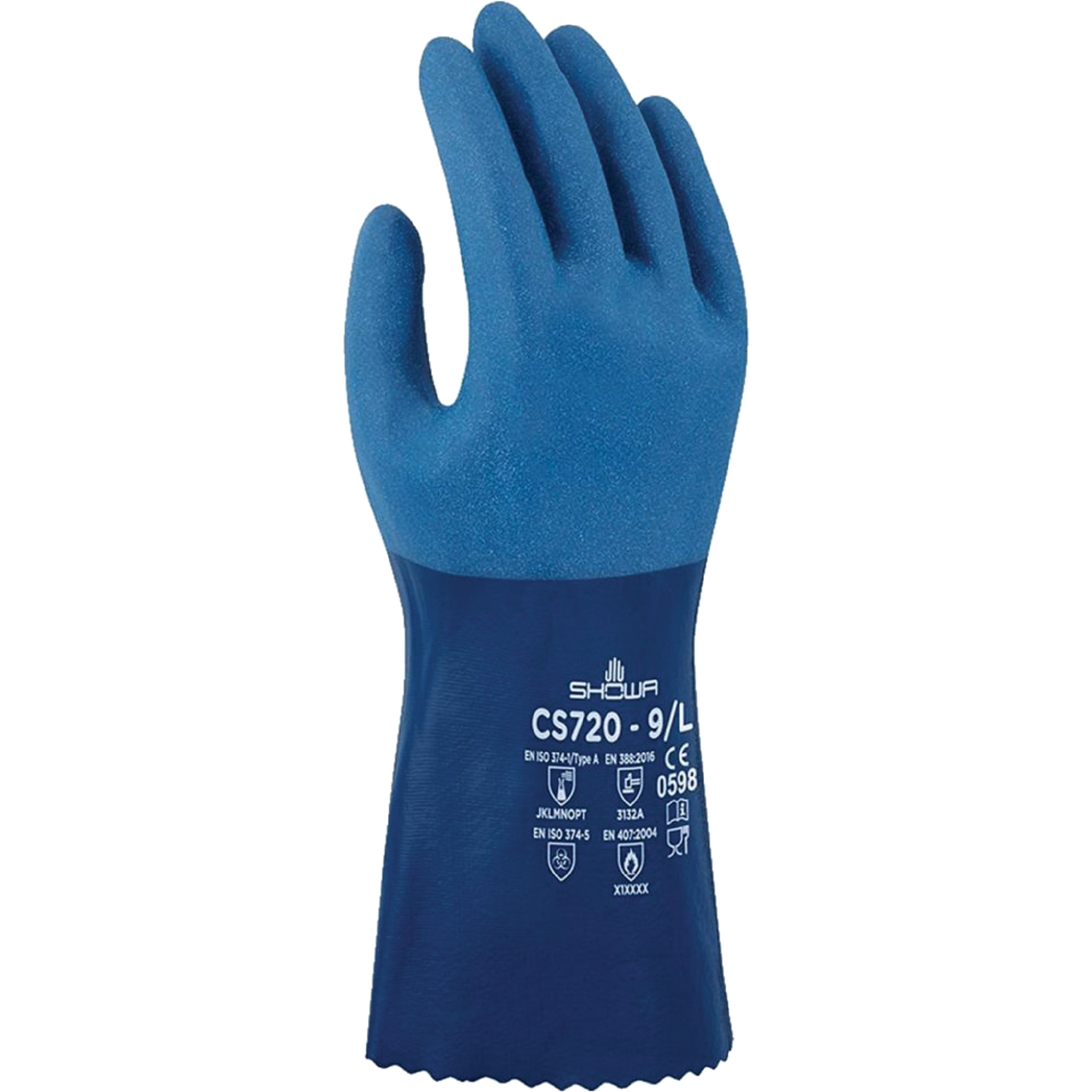 Gants résistants aux produits chimiques CS720, Taille 10, Nitrile, Doublure en Polyester