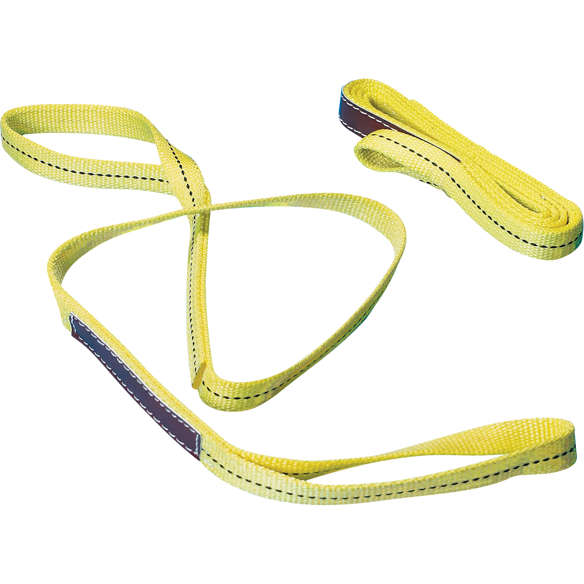 Élingue en nylon, Pli Double, Oeillet double, Type 3, 1" la x 6' lo, Limite de charge verticale 1000 lb