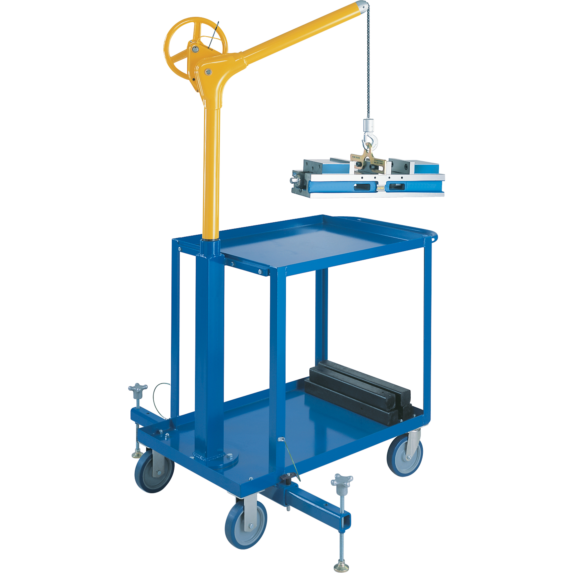 Hauts crochets élévateurs industriels avec chariot mobile, Capacité 500 lb (0,25 tonne)