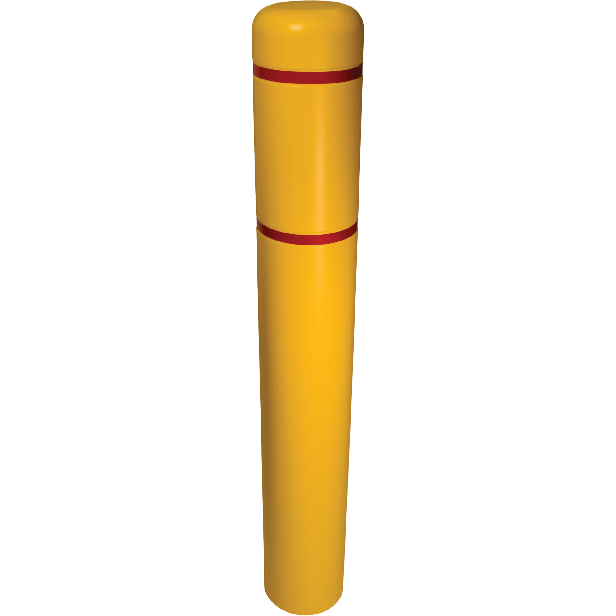 Couvre-bollard, 4" dia. x 54" l, Jaune