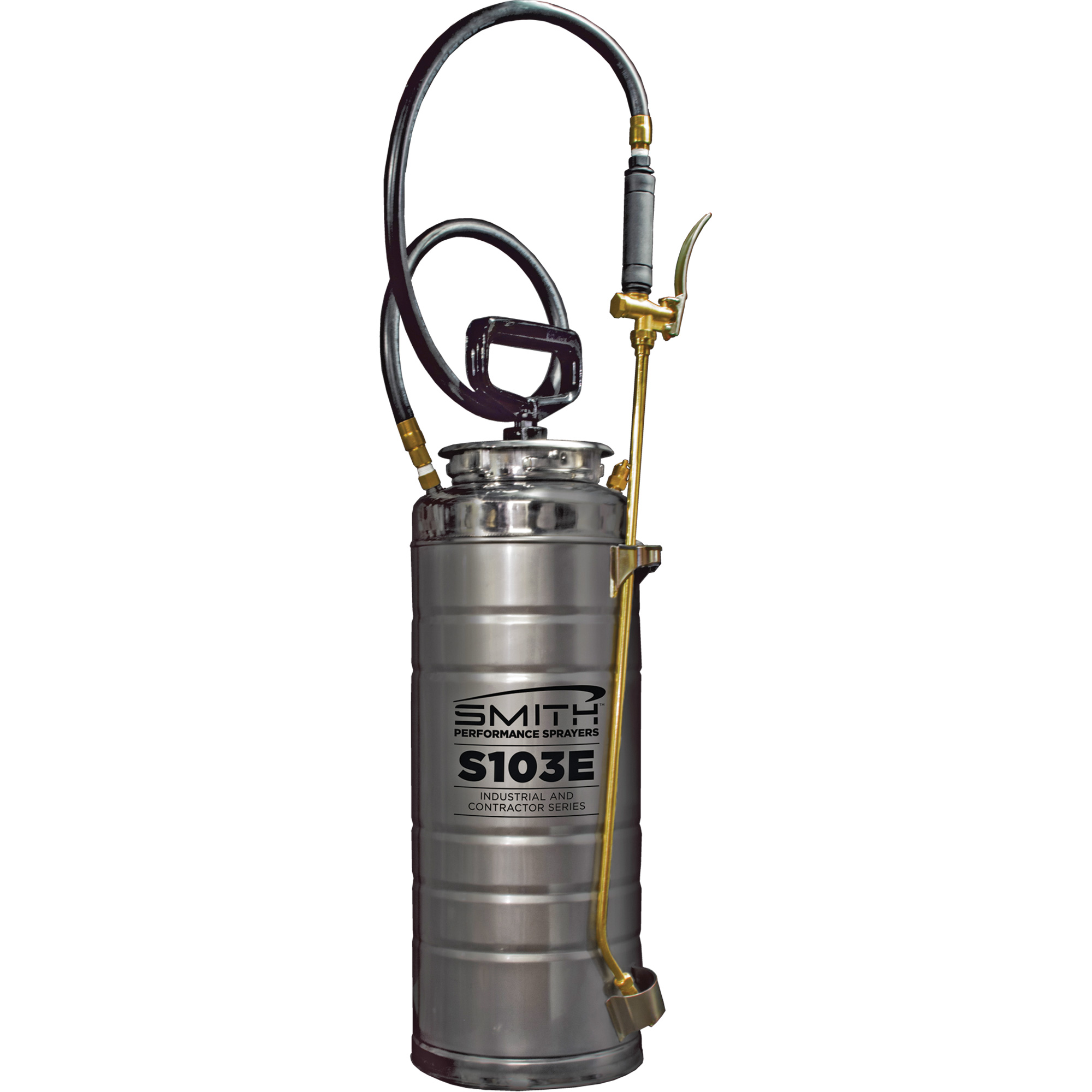 Vaporisateur de béton à compression série industriel & entrepreneur, 3,5 gal. (16 L), Acier inoxydable, Lance de 24"