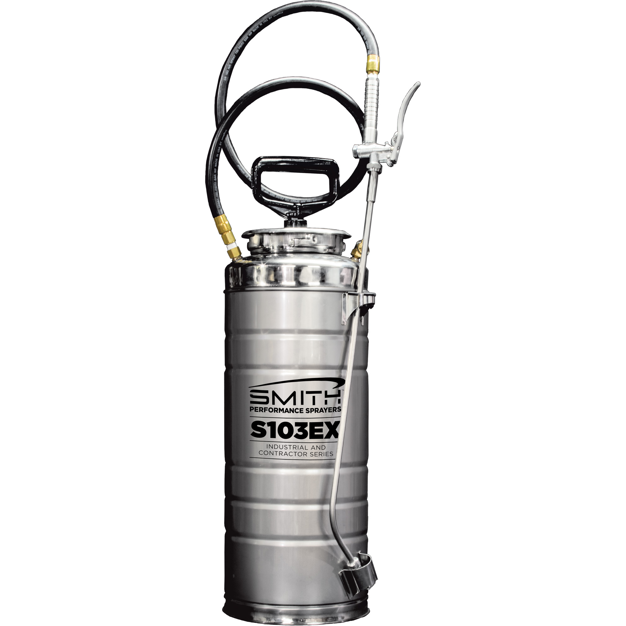 Vaporisateur de béton à compression série industriel & entrepreneur, 3,5 gal. (16 L), Acier inoxydable, Lance de 24"