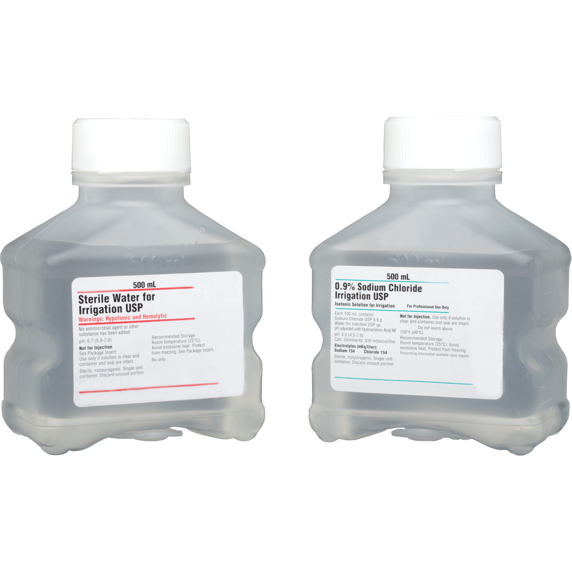Solution d'irrigation- Chlorure de sodium 0,9 % (Saline), Liquide, Antiseptique