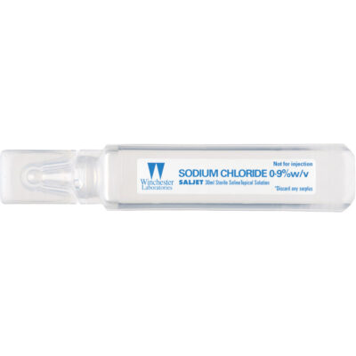 Solution saline Saljet, dose unique, 1,01 oz