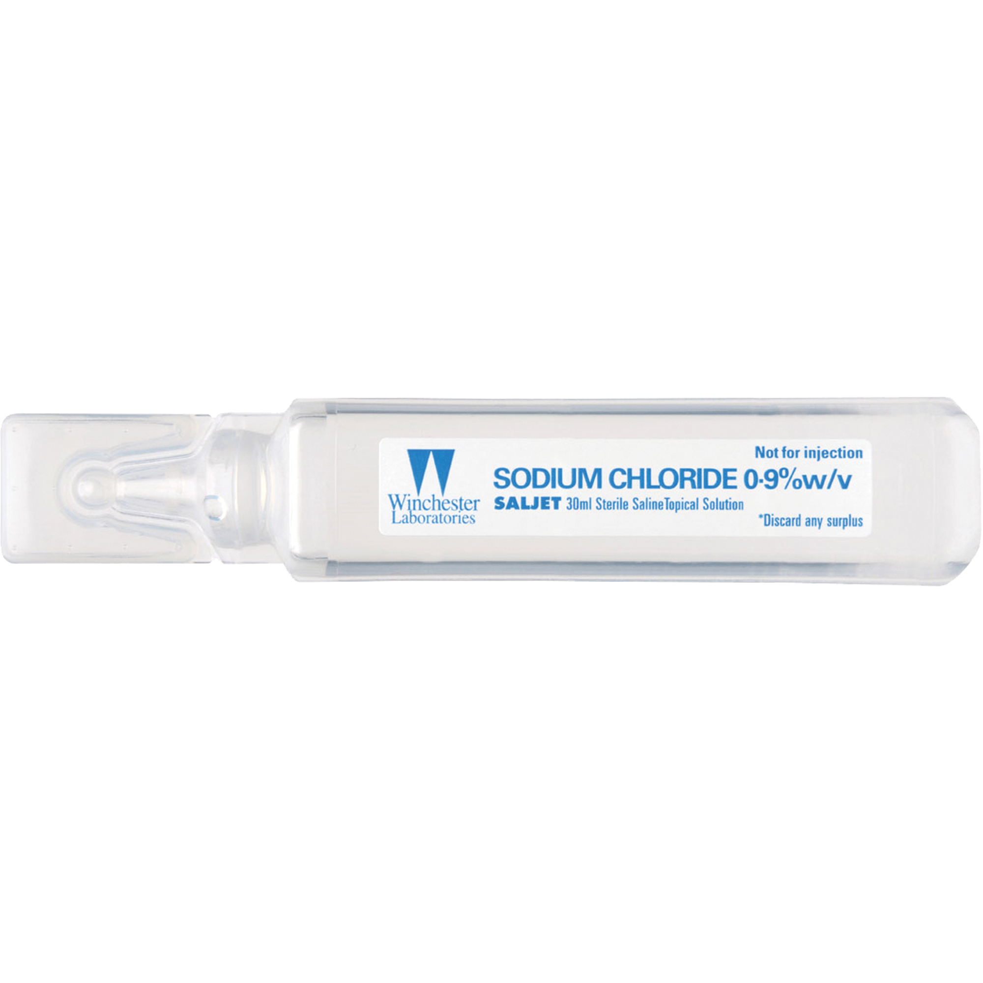Solution saline Saljet, dose unique, 1,01 oz