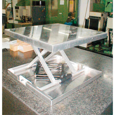 Dessus de table élévatrice à ciseaux Lift-ToolMC, 23" lo x 22" la, Aluminium, Capacité 300 lb