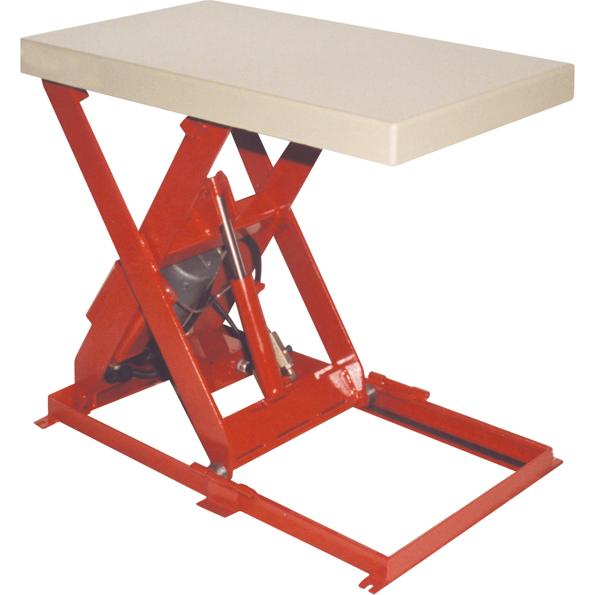 Table élévatrice à ciseaux, Acier, 36" lo x 20" la, Capacité 1100 lb